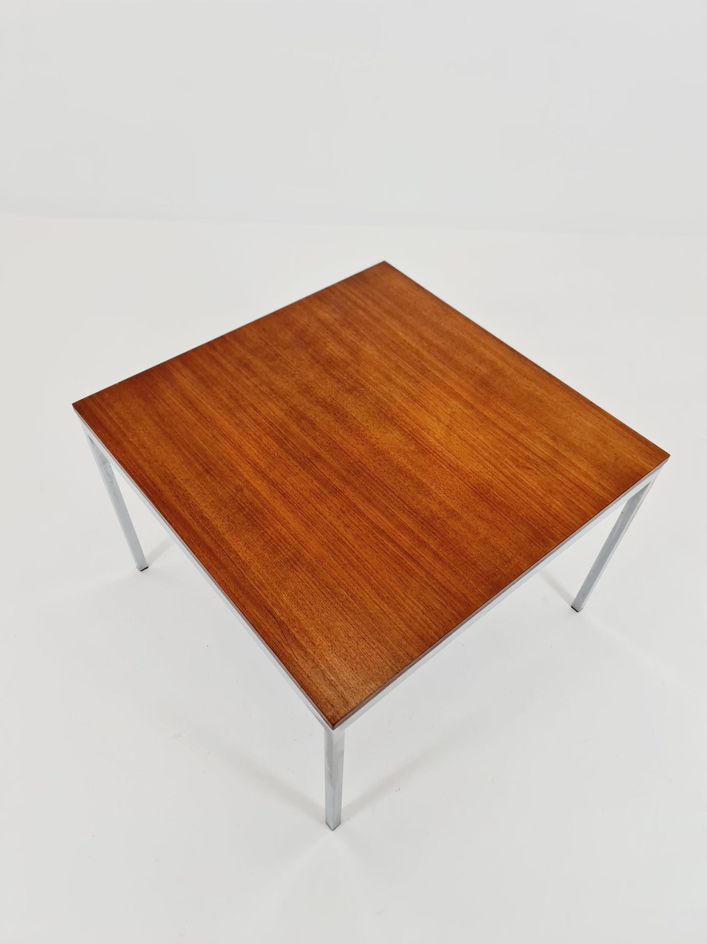 German Teak with chrom legs Coffee /Side Table Table by By knoll international , 1960s