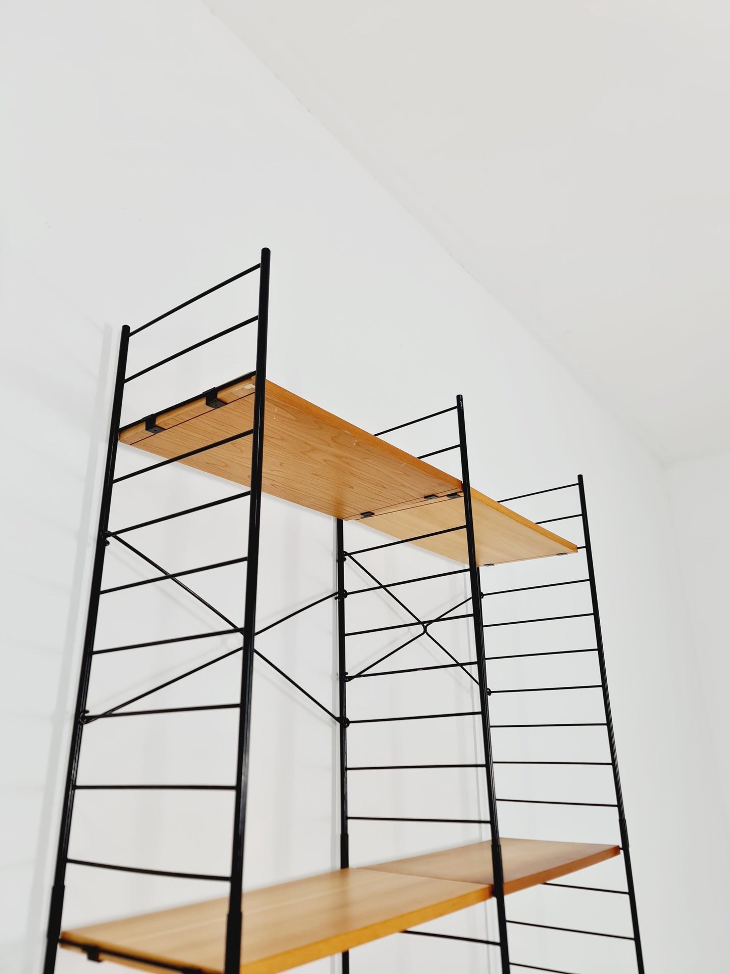 Freestanding vintage string bookshelf in Eshe , 1950s by WHB Germnay