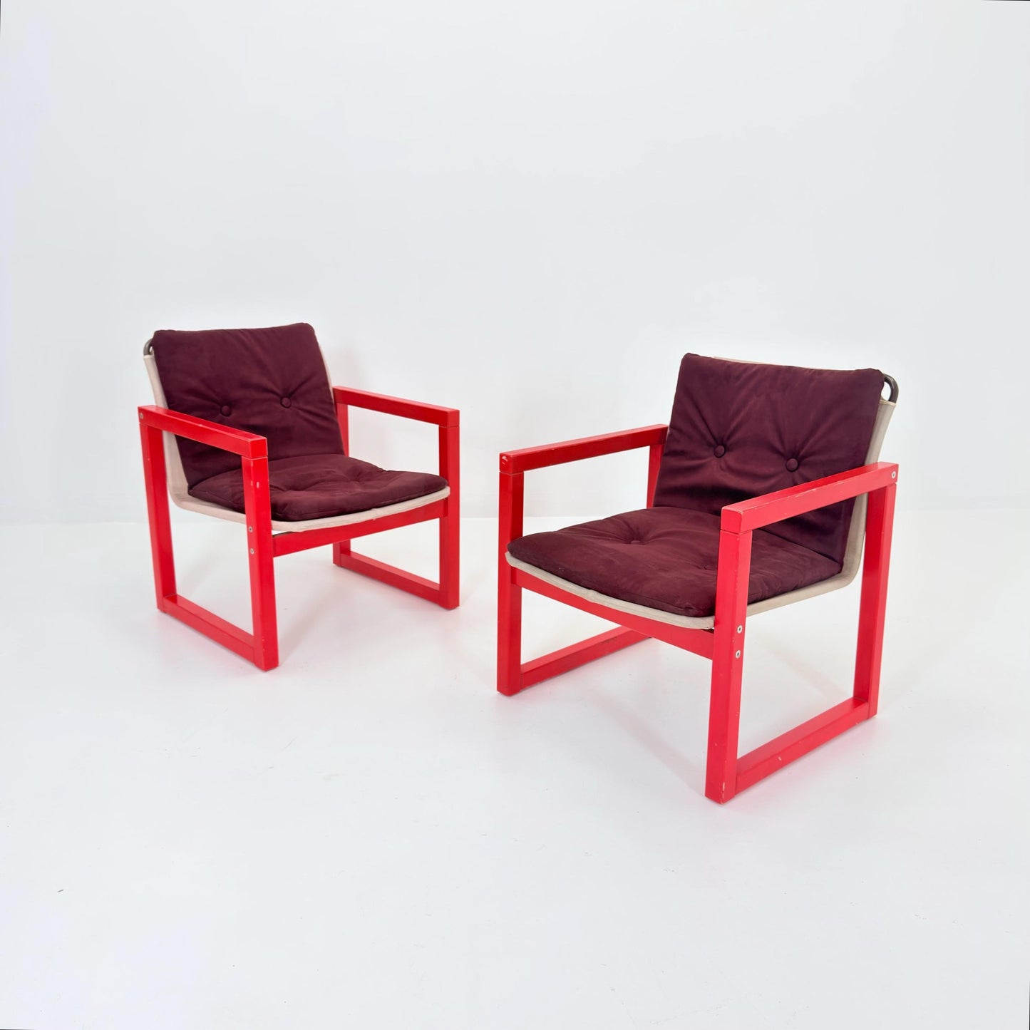 Mid Century Diana Safari Lounge Chairs – Set of Two by Karin Mobring for IKEA, 1970s