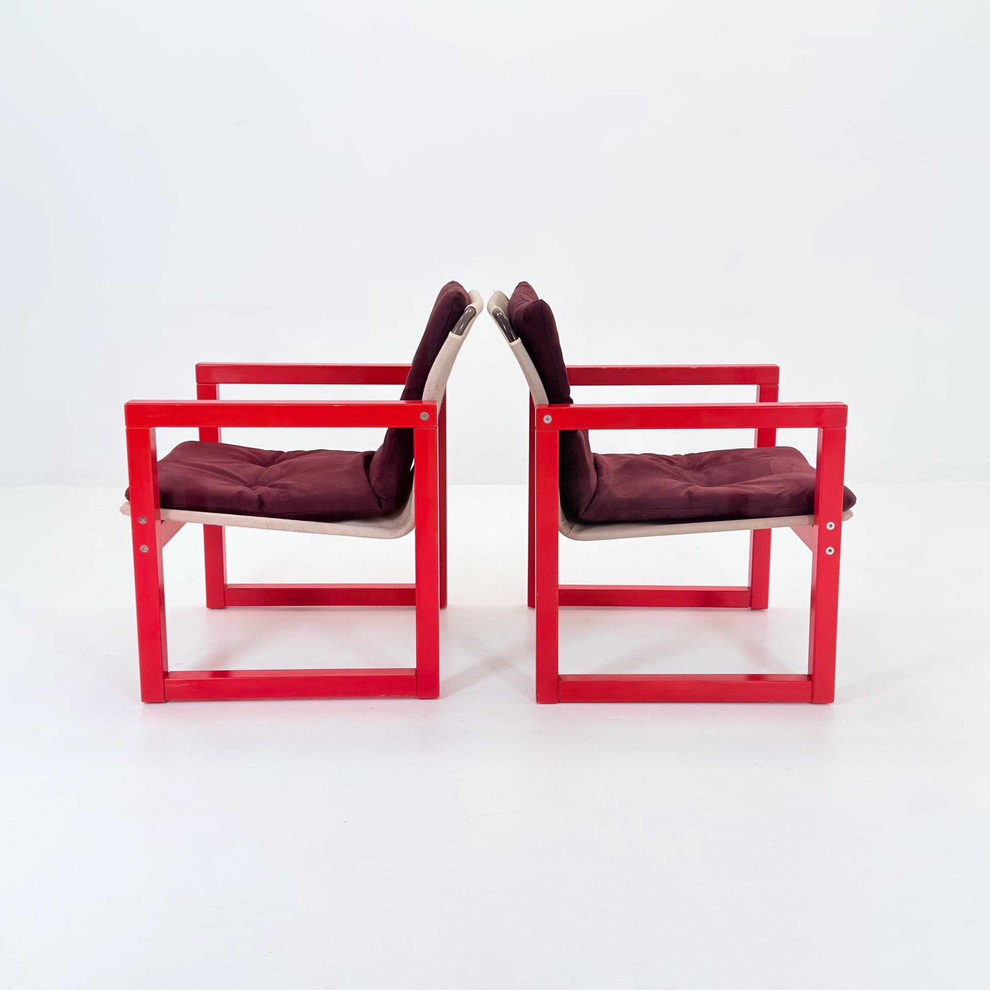 Mid Century Diana Safari Lounge Chairs – Set of Two by Karin Mobring for IKEA, 1970s