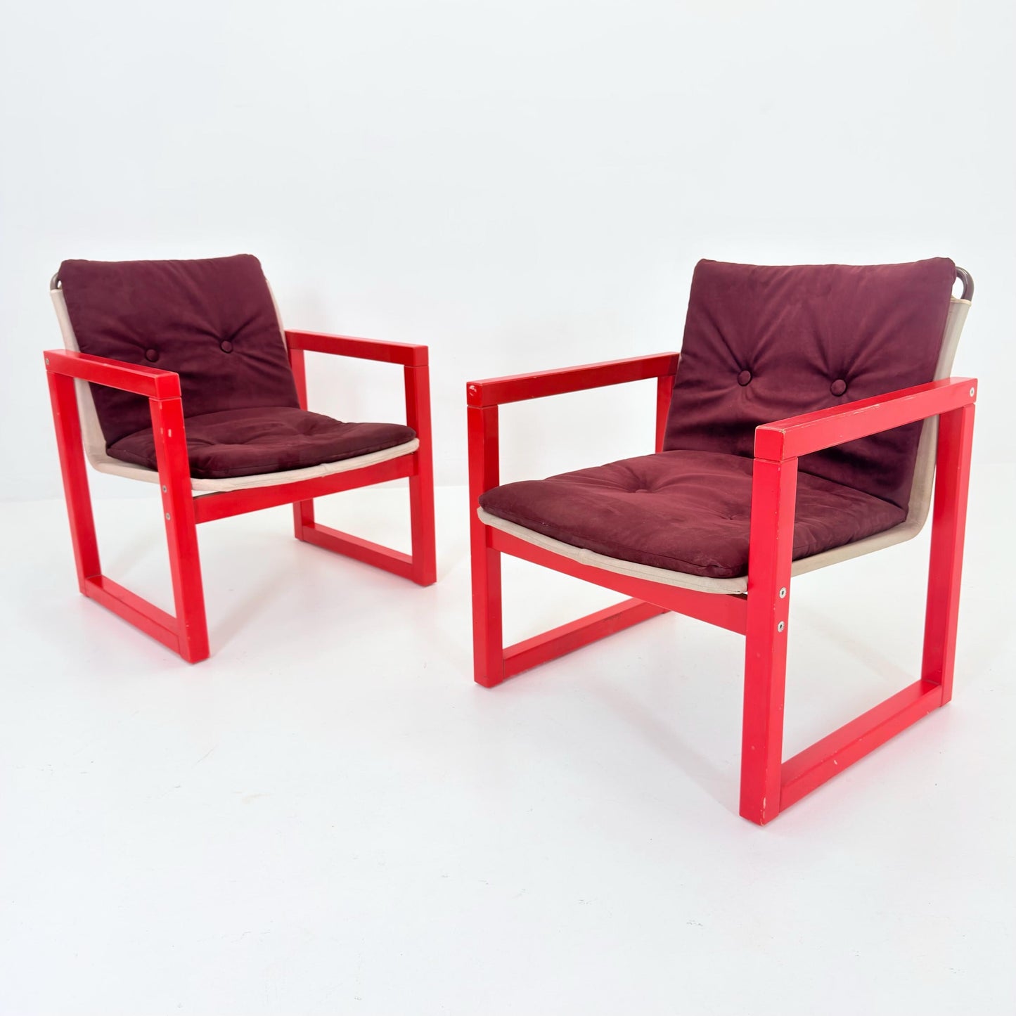 Mid Century Diana Safari Lounge Chairs – Set of Two by Karin Mobring for IKEA, 1970s