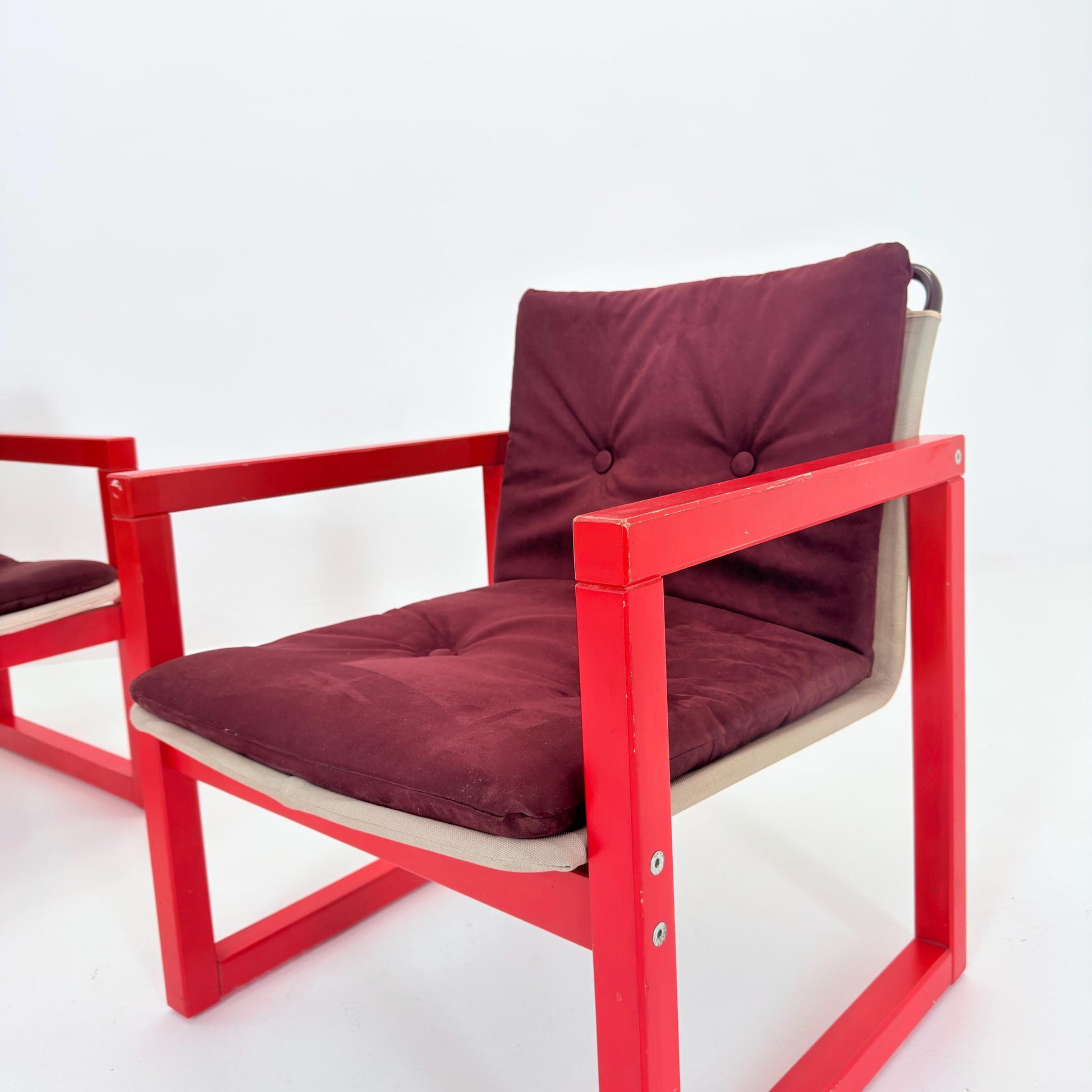 Mid Century Diana Safari Lounge Chairs – Set of Two by Karin Mobring for IKEA, 1970s