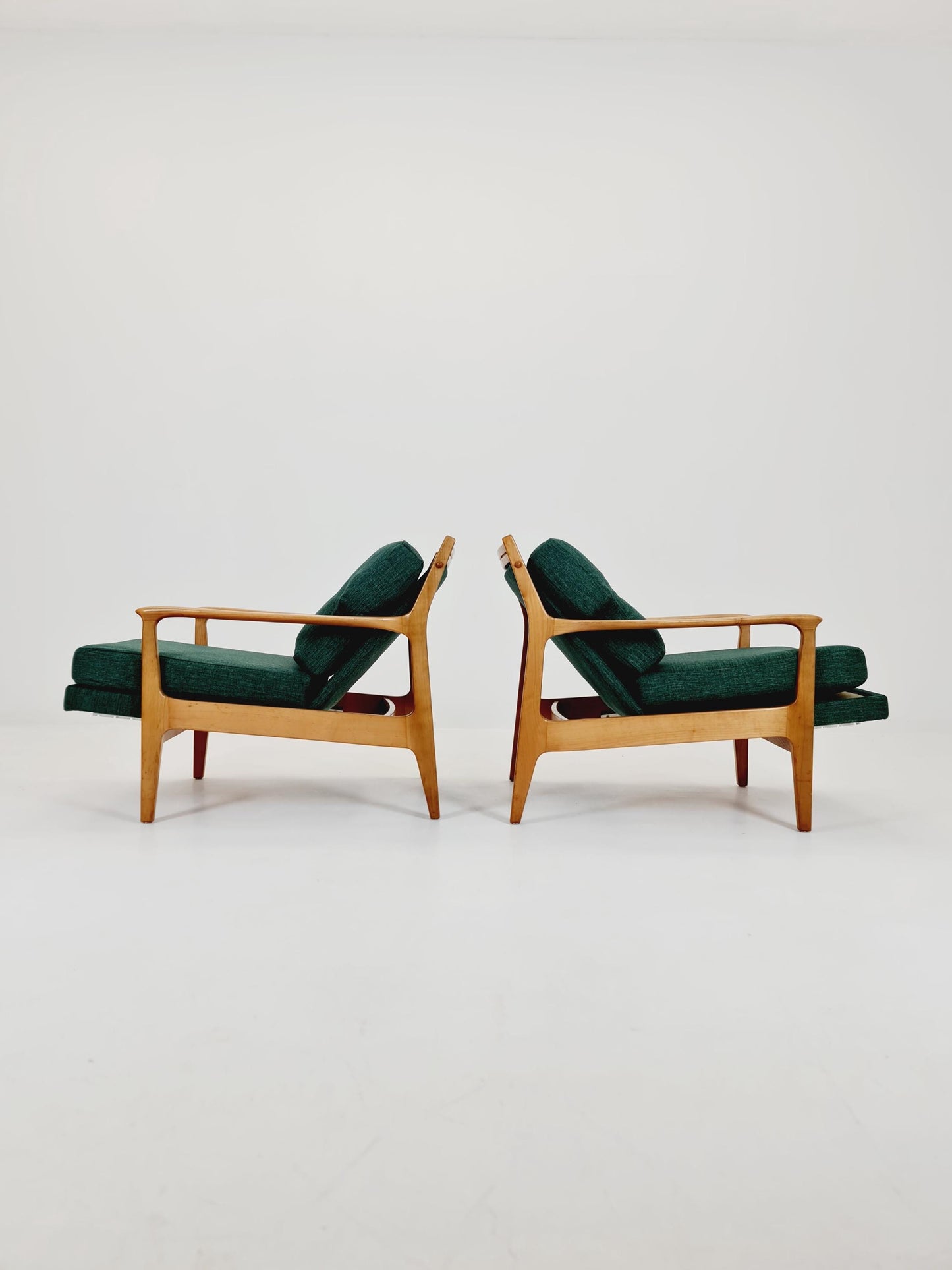 Midcentury easy chairs by Eugen Schmidt for Soloform, Germany, 1960s, Set of 2
