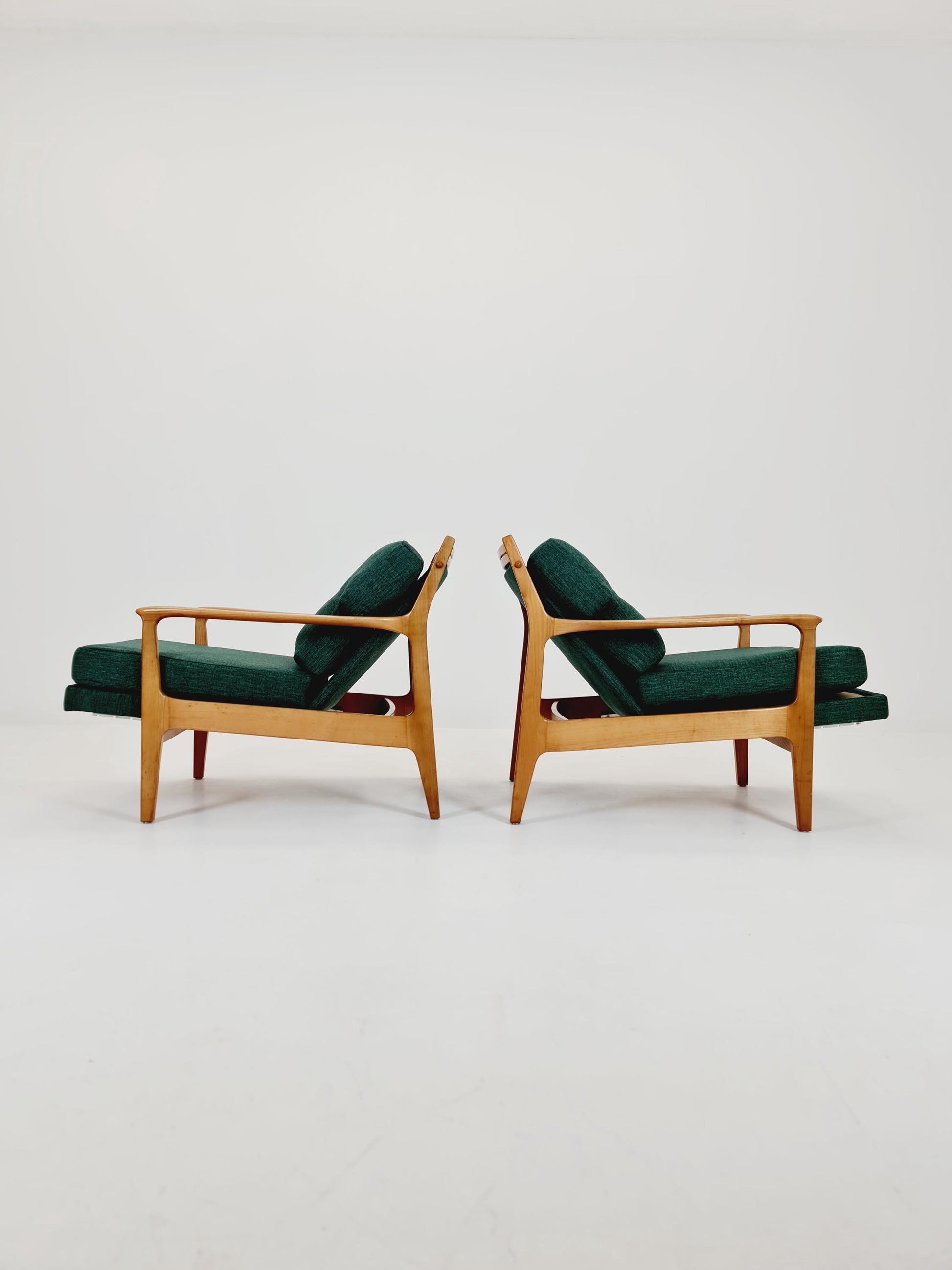 Midcentury easy chairs by Eugen Schmidt for Soloform, Germany, 1960s, Set of 2