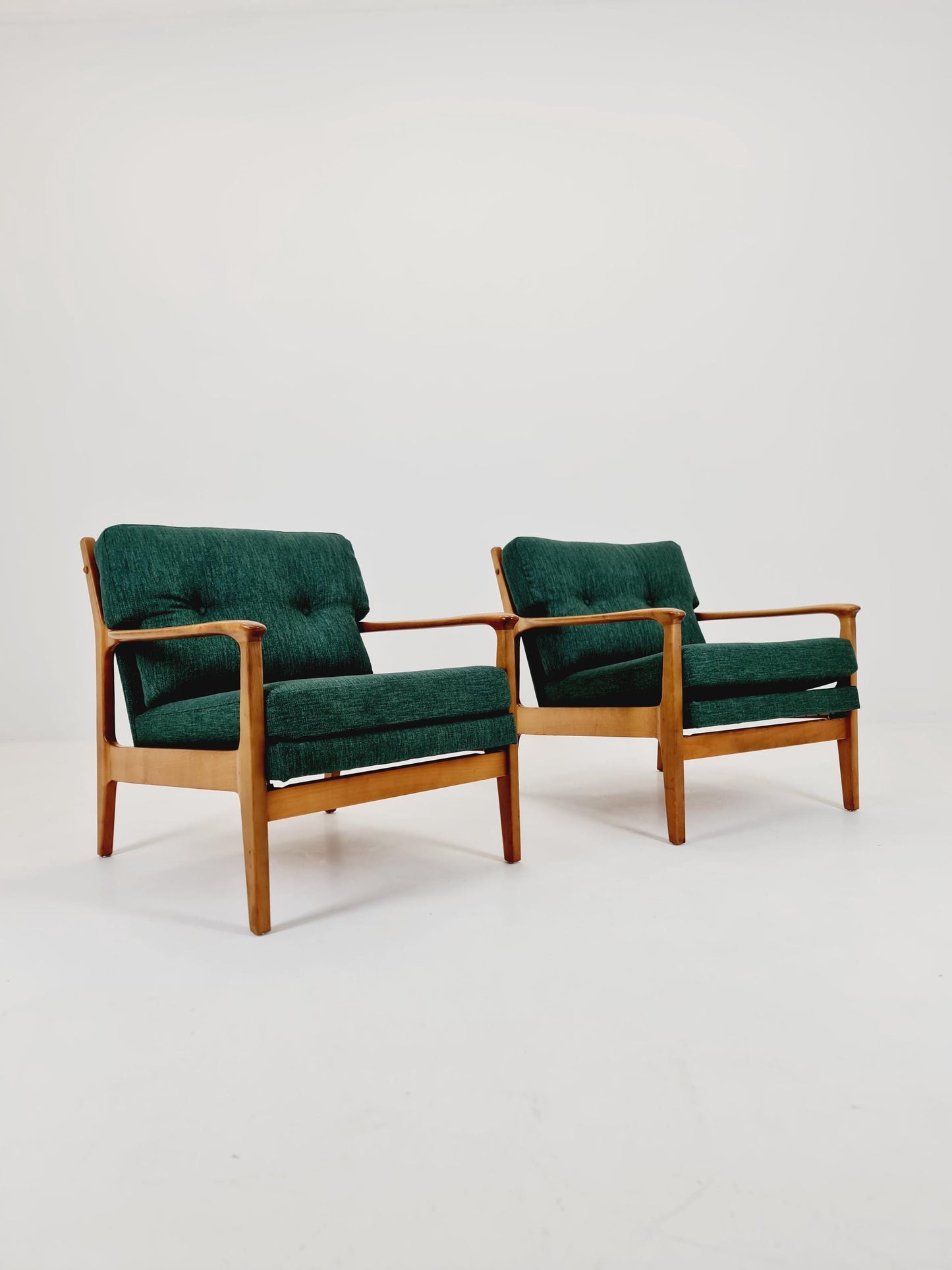 Midcentury easy chairs by Eugen Schmidt for Soloform, Germany, 1960s, Set of 2