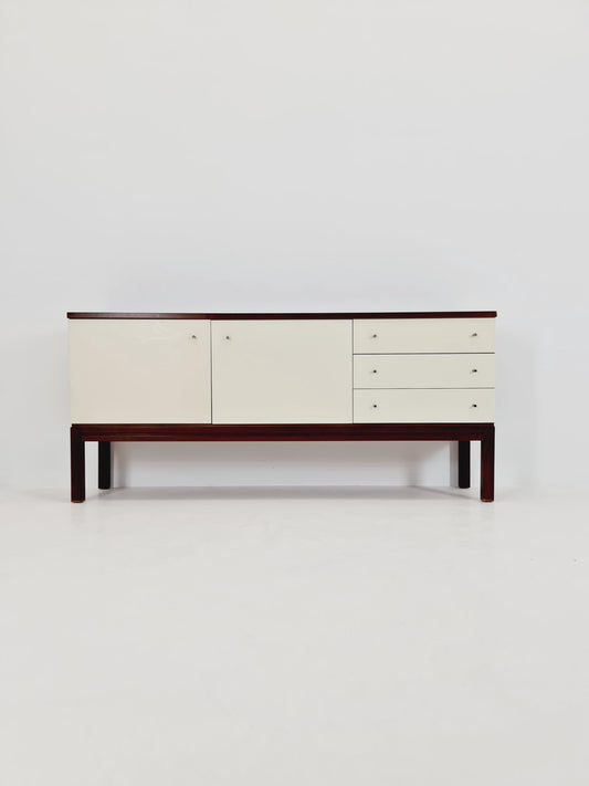 Rare Mid Century Modern German Mahagoni Sideboard by Palette Mööbel , 1970s