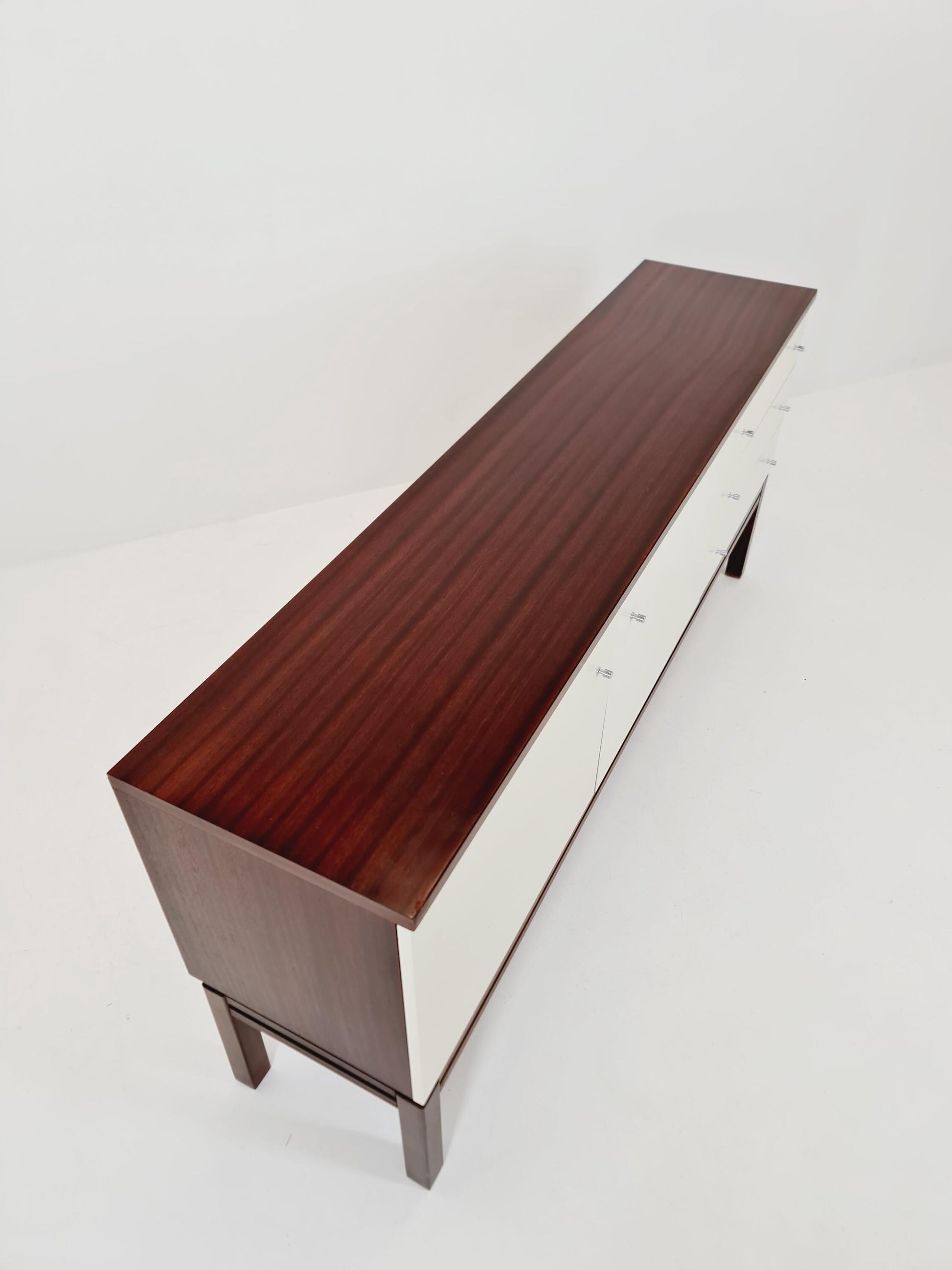 Rare Mid Century Modern German Mahagoni Sideboard by Palette Mööbel , 1970s