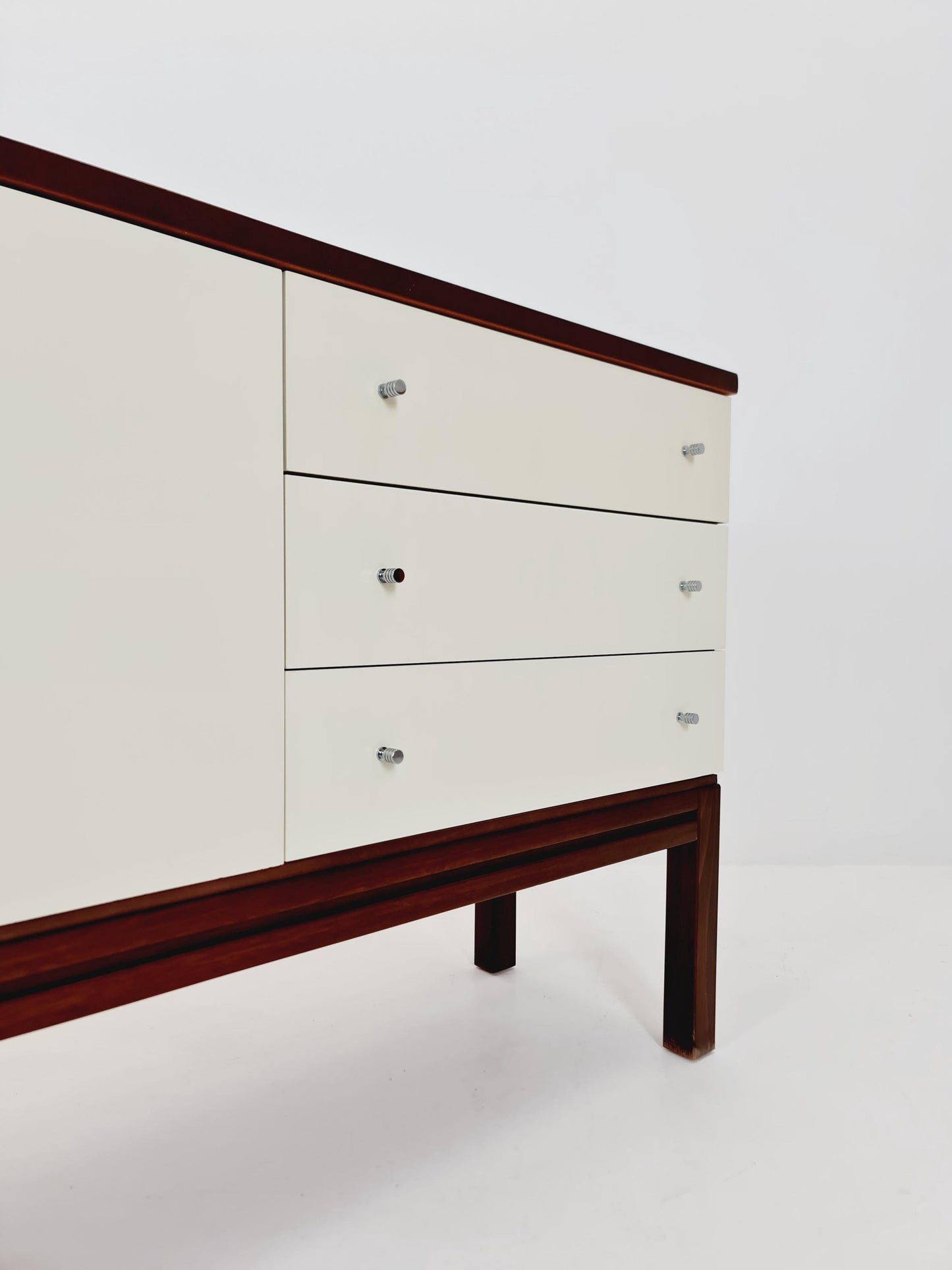 Rare Mid Century Modern German Mahagoni Sideboard by Palette Mööbel , 1970s