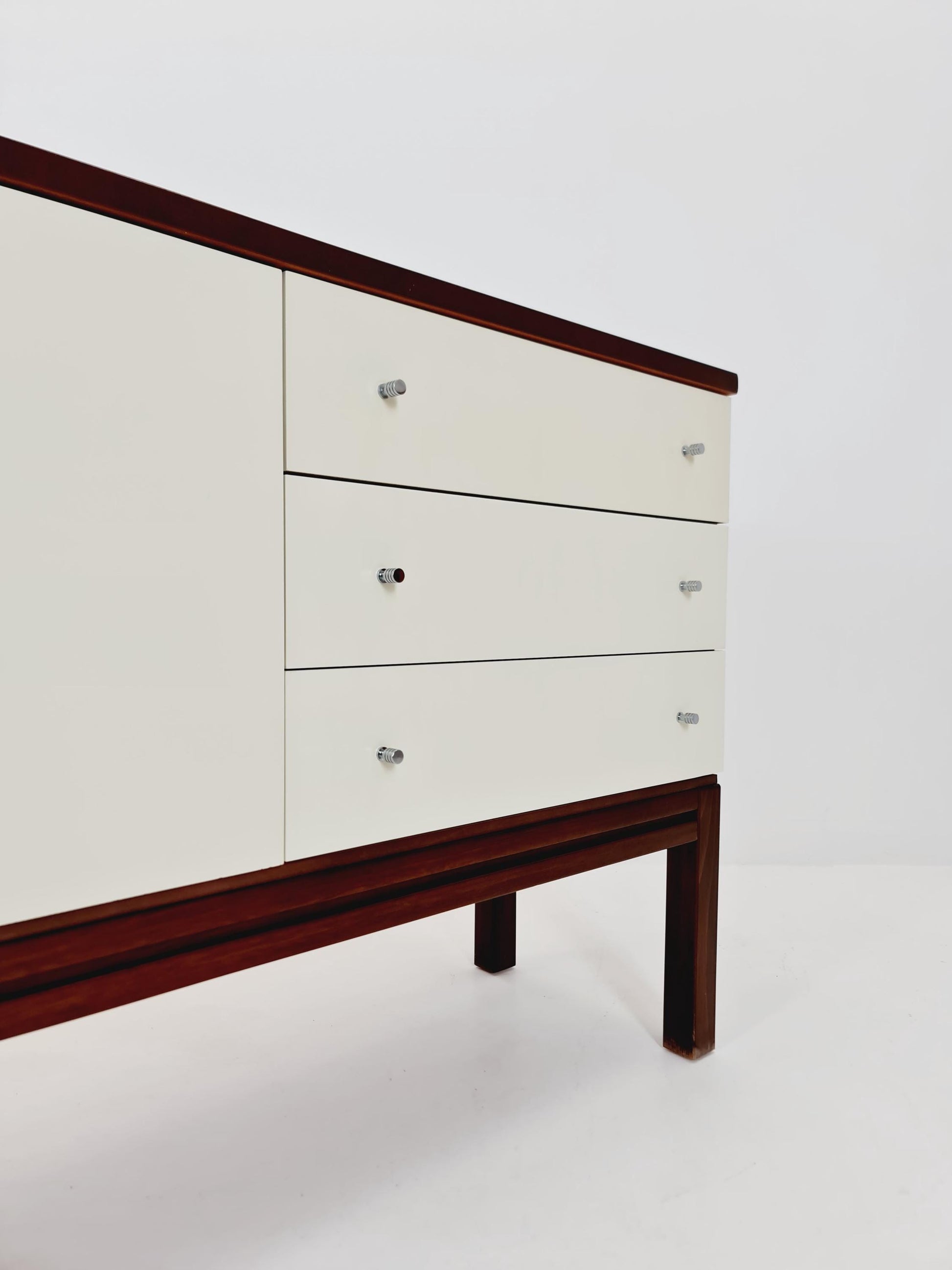 Rare Mid Century Modern German Mahagoni Sideboard by Palette Mööbel , 1970s
