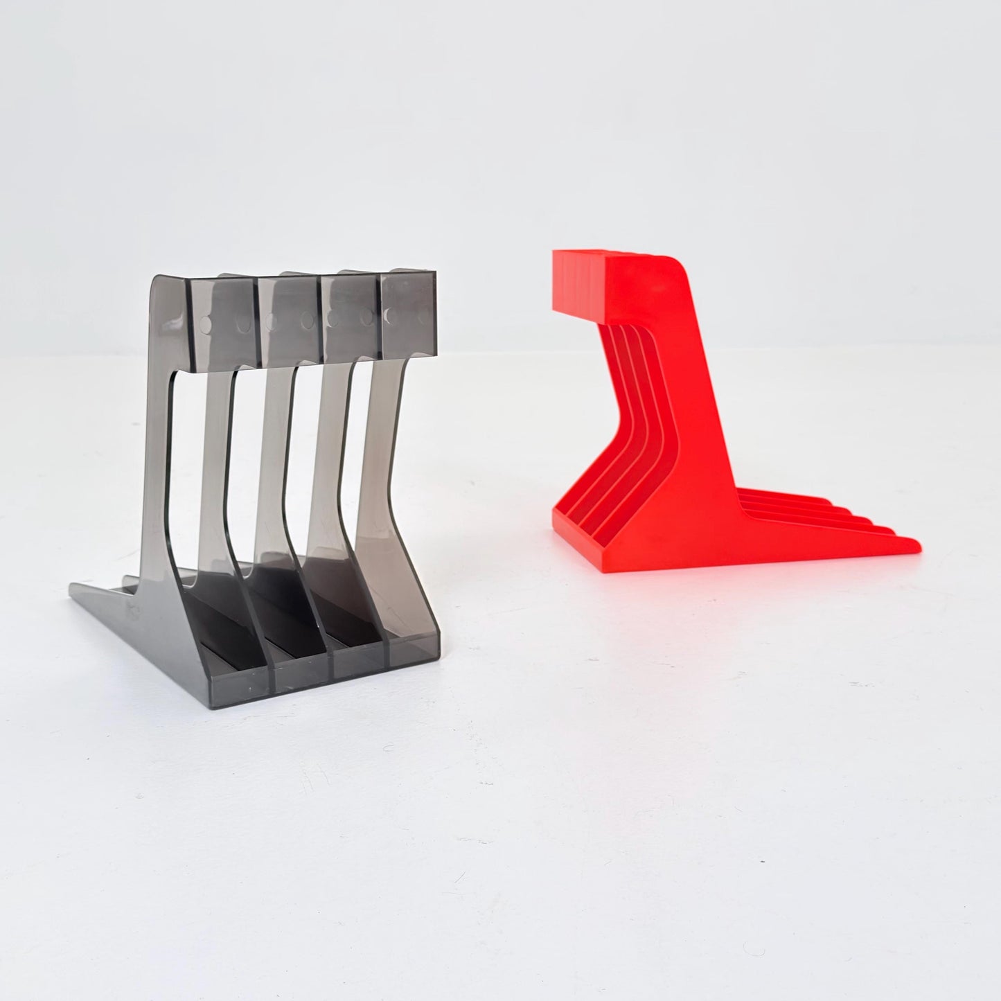 Set of 2 Spaceage Vintage LP rack by Gustavsberg Sven-Eric Juhlin 1970s