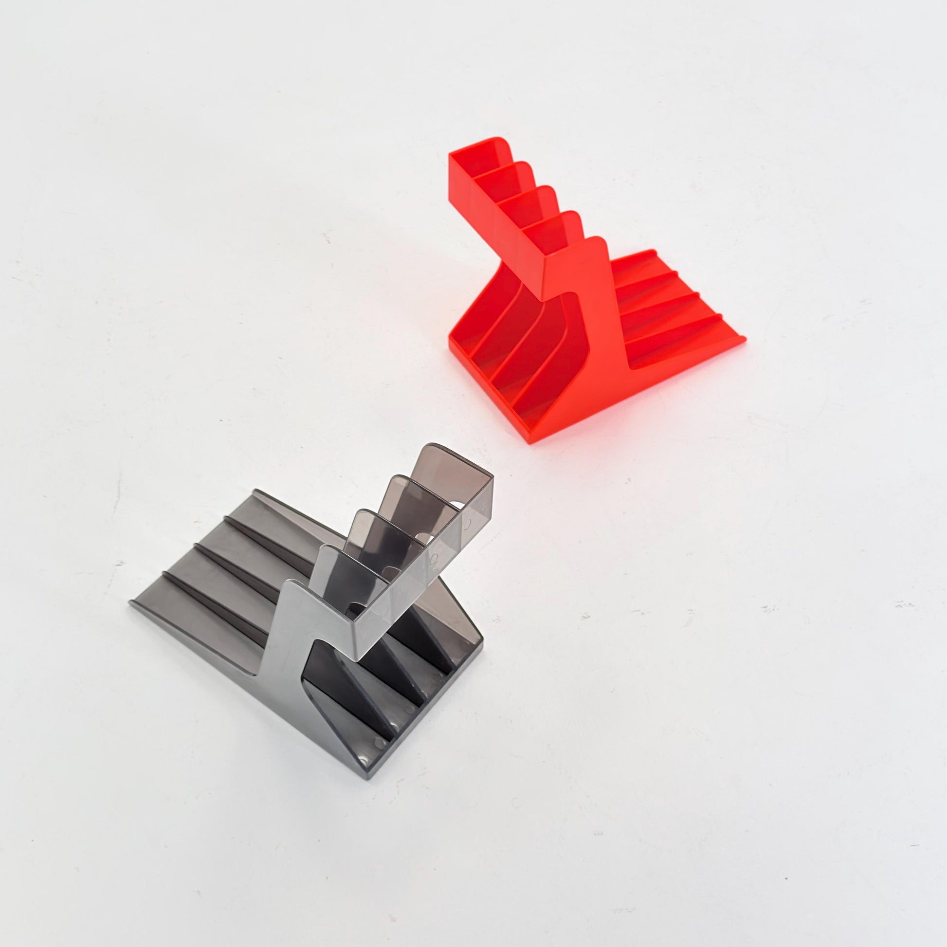 Set of 2 Spaceage Vintage LP rack by Gustavsberg Sven-Eric Juhlin 1970s