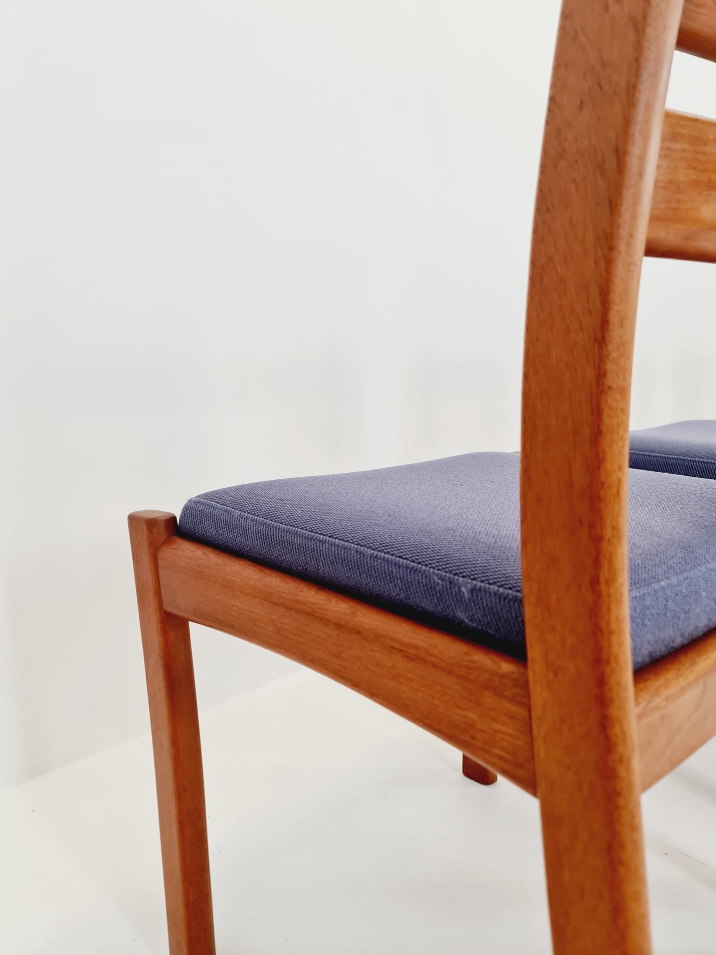 Mid Century Danish solid teak dining Chairs by Dyrlund,Set of 6, 1960s