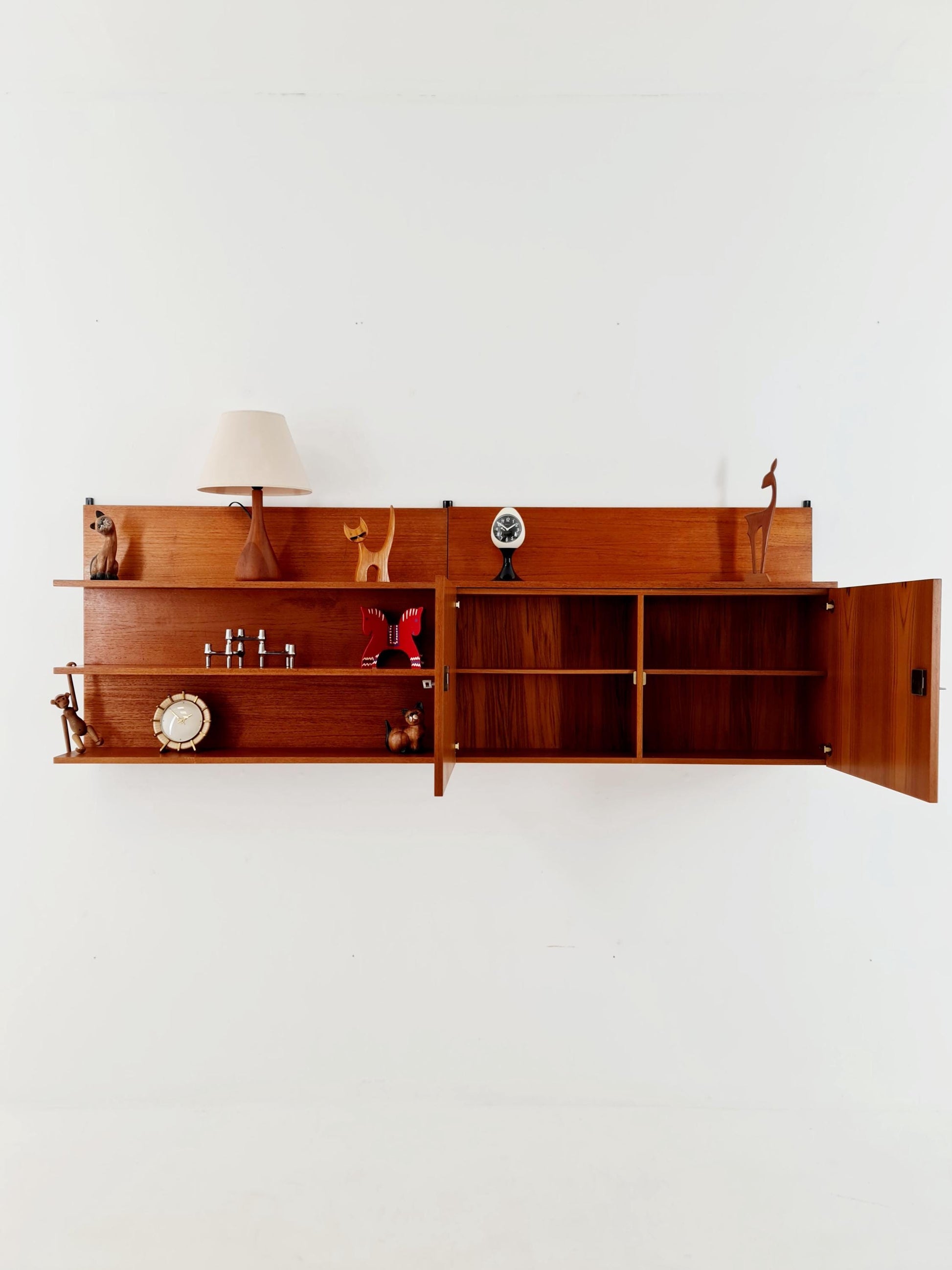 German shelf-system by Mustring West Germany Teak , 1950s