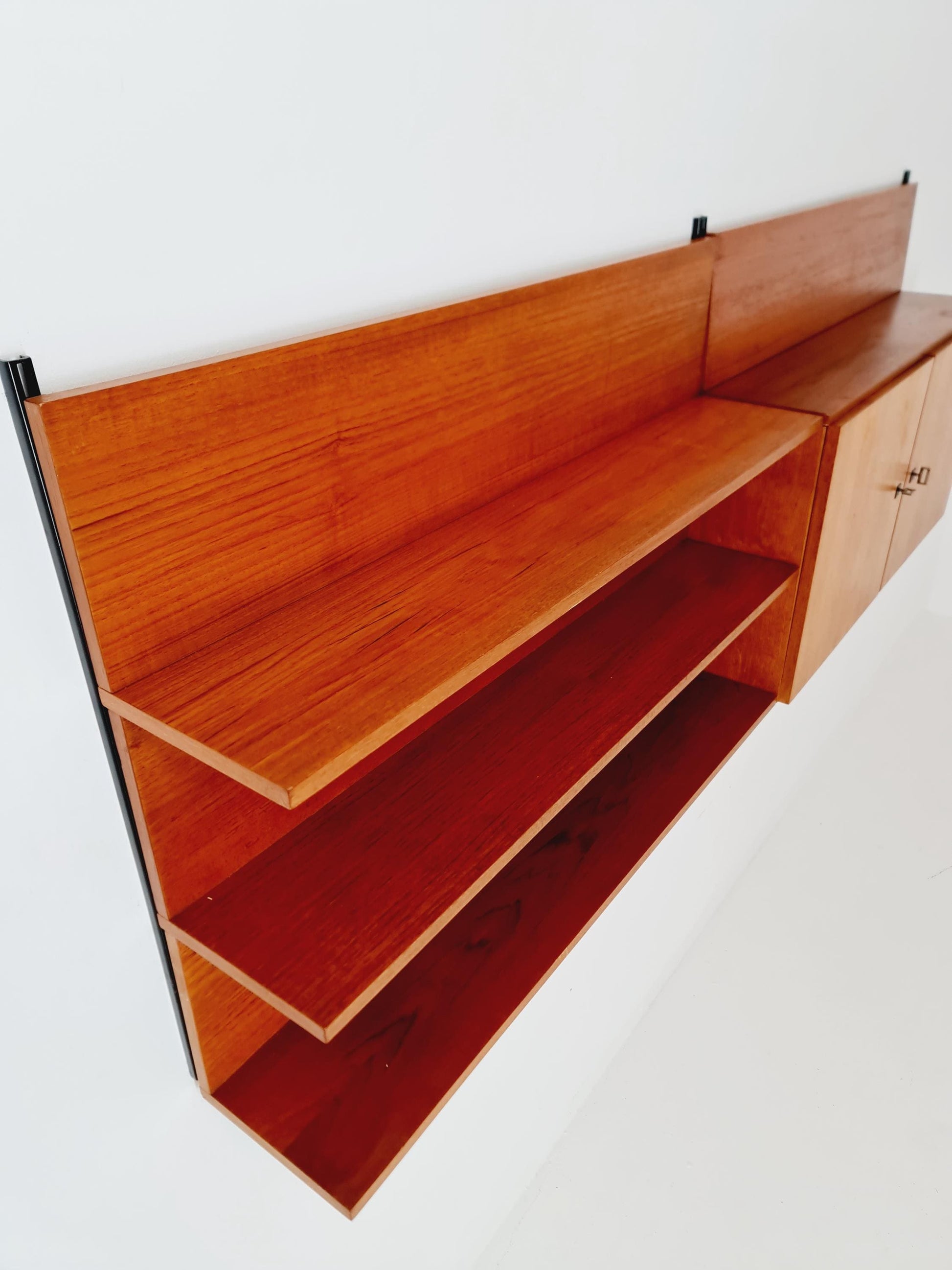 German shelf-system by Mustring West Germany Teak , 1950s
