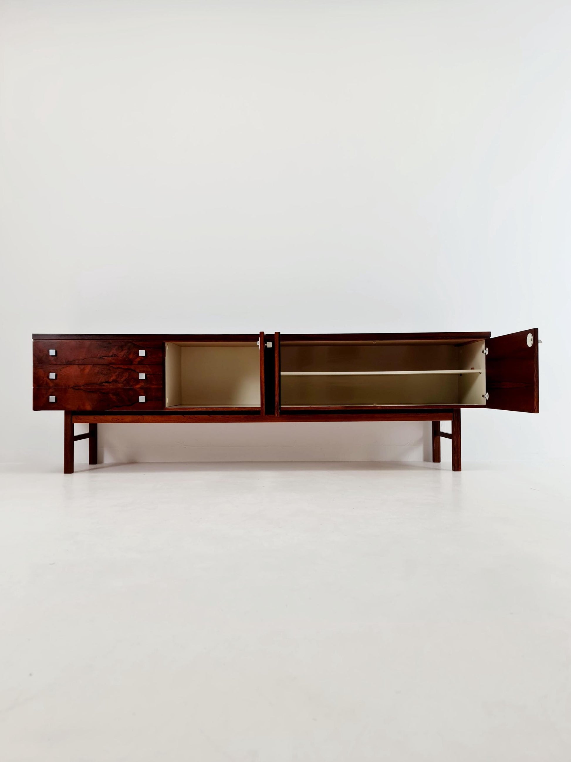 Rare Mid Century Modern German Rosewwod Sideboard, 1960s