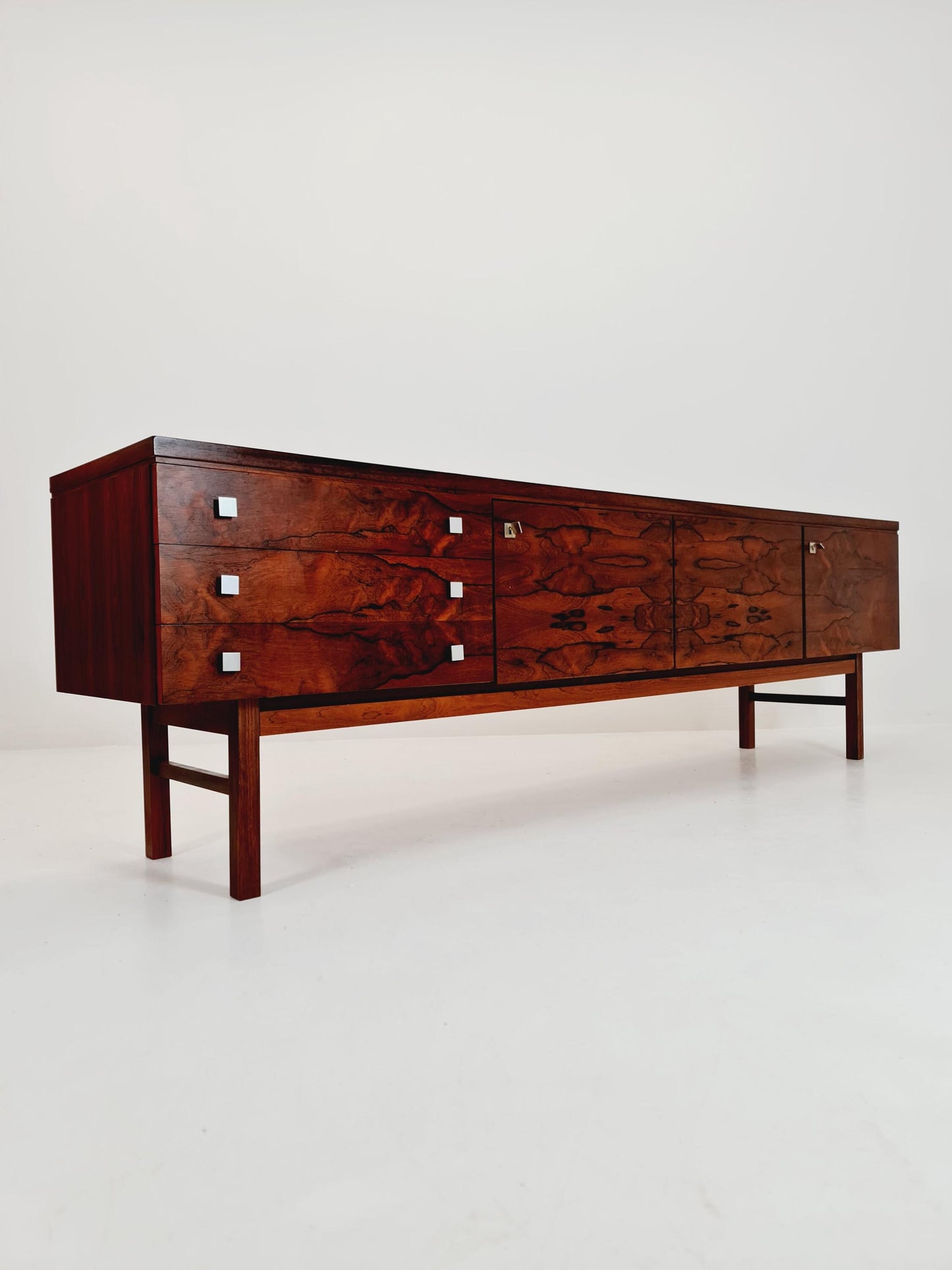 Rare Mid Century Modern German Rosewwod Sideboard, 1960s
