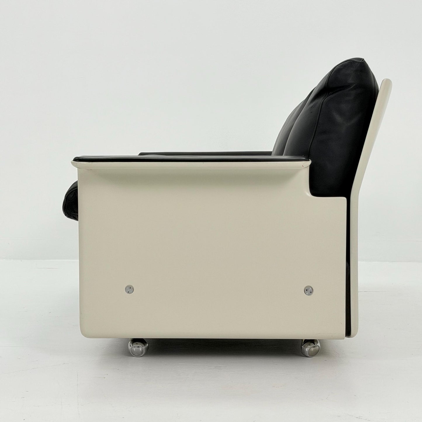 Mid century Ultra-Rare Space Age two seater sofa RZ62 by Dieter Rams for Vitsoe, 1960s Germany