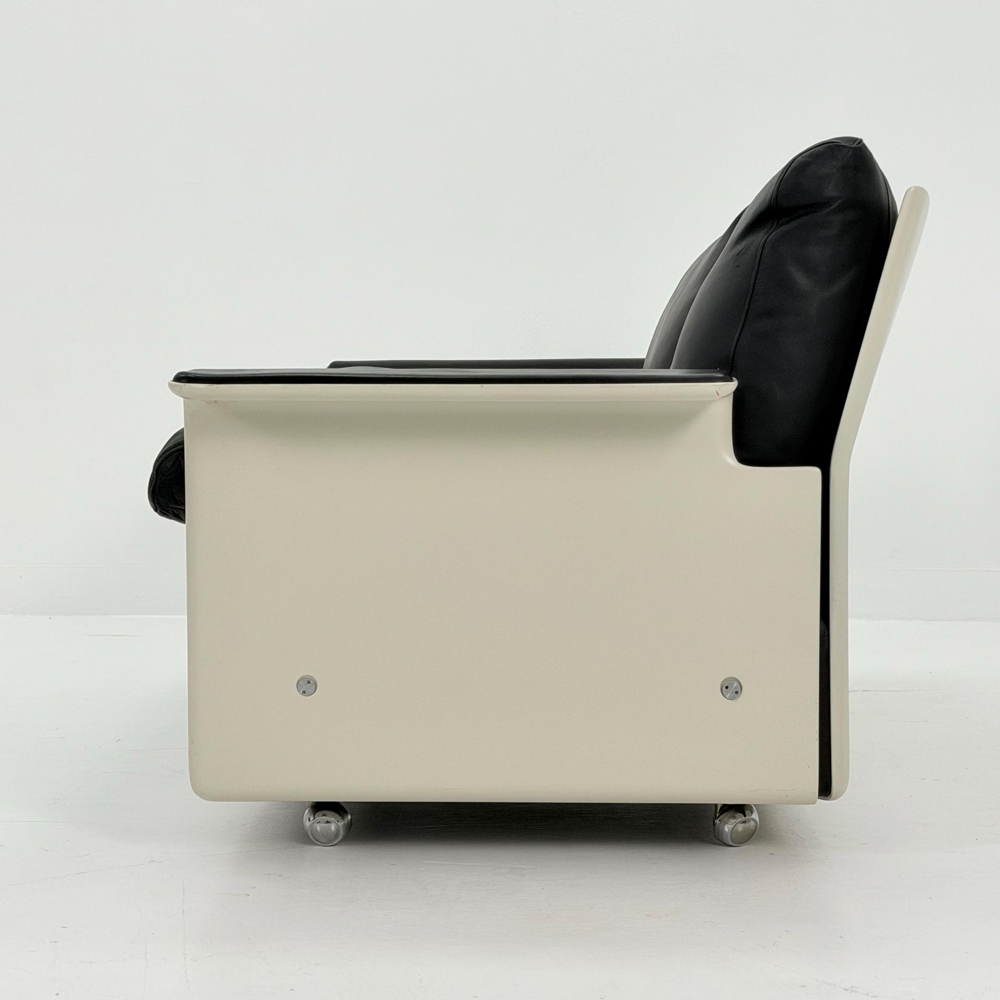 Mid century Ultra-Rare Space Age two seater sofa RZ62 by Dieter Rams for Vitsoe, 1960s Germany