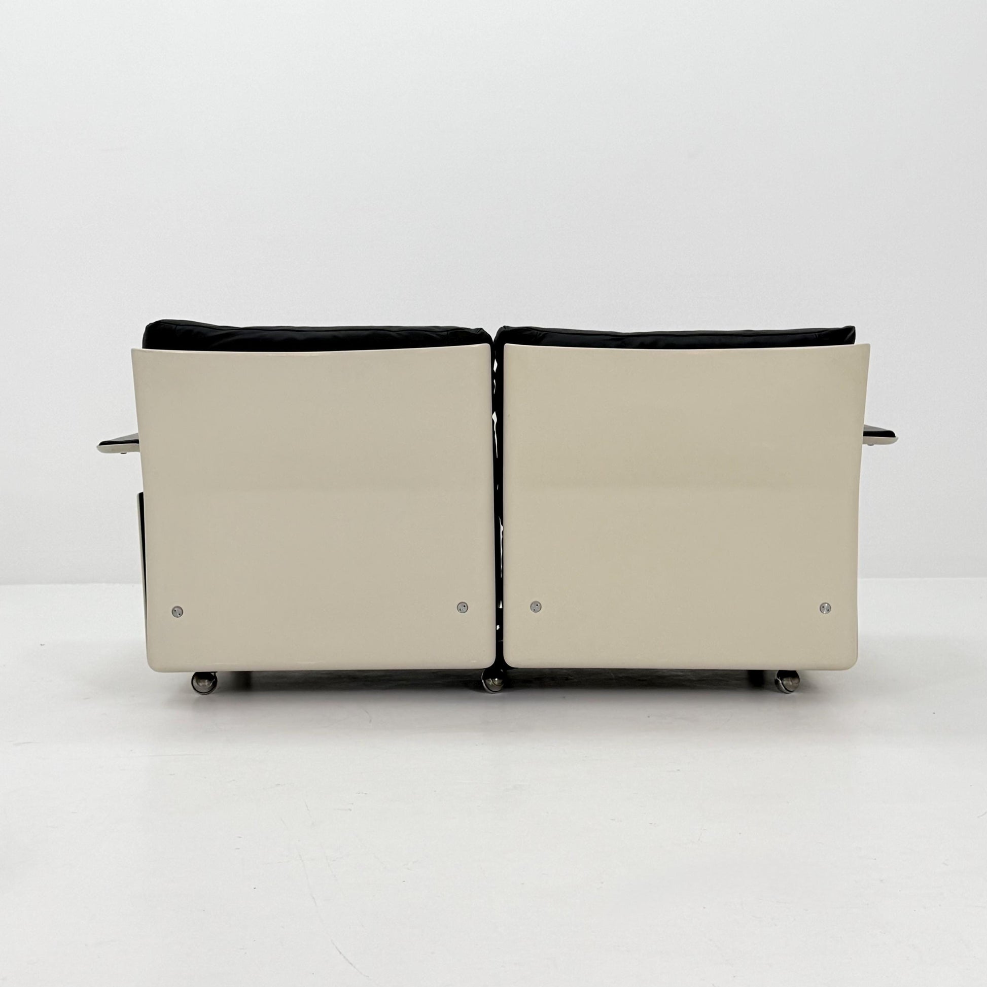 Mid century Ultra-Rare Space Age two seater sofa RZ62 by Dieter Rams for Vitsoe, 1960s Germany