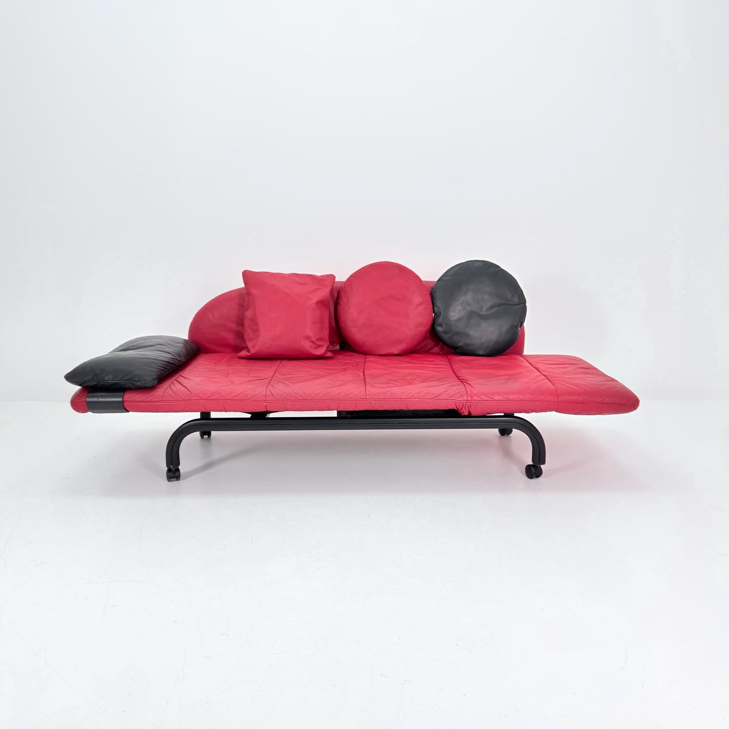 Rare Mid century Interprofil “BEO” Adjustable Chaise Lounge / Daybed by Toshiyuki Kita – 1980s