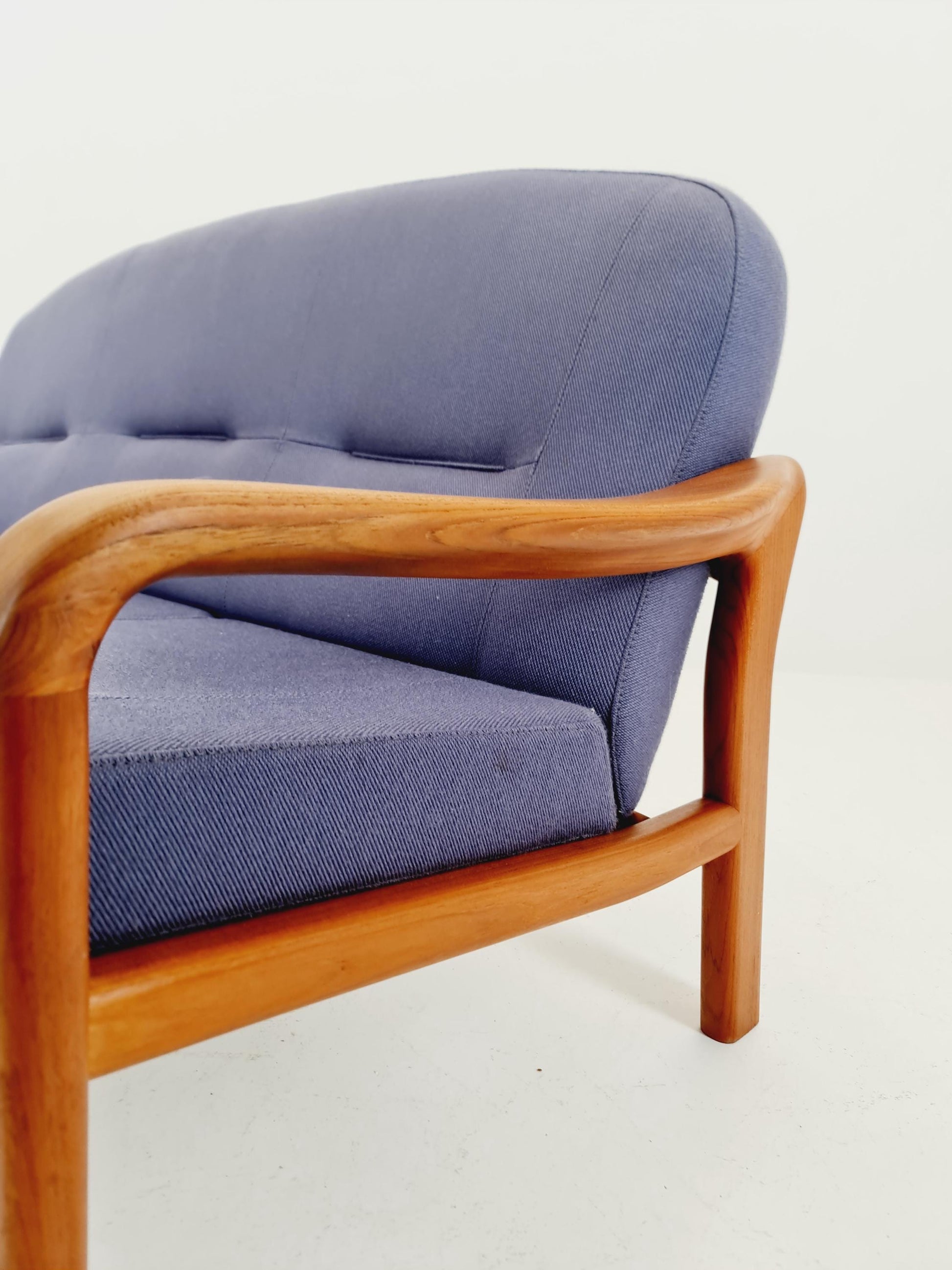 Mid century easy lounge couch by Arne Wahl Iversen for komfort teak , 1960s