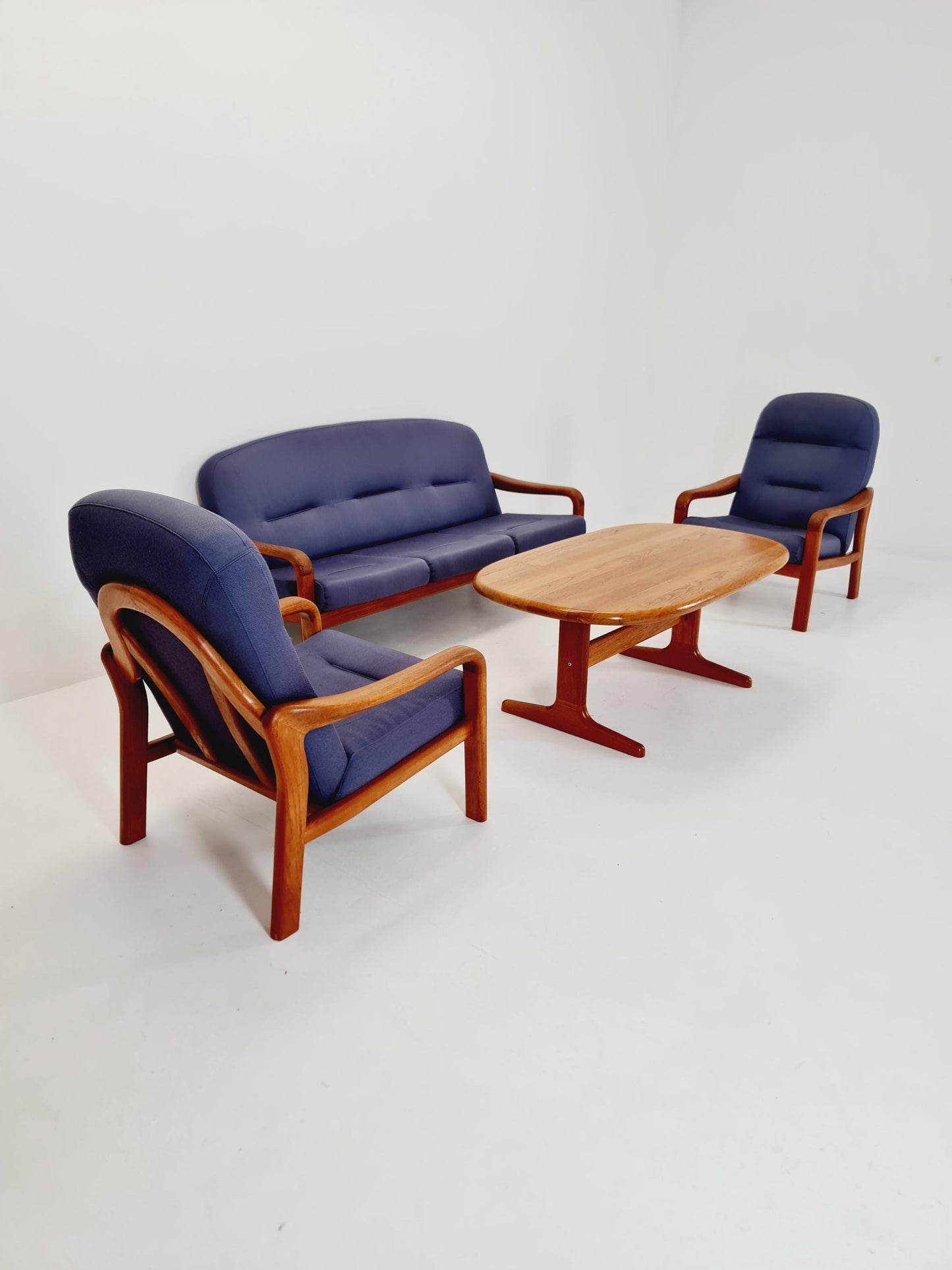 Danish Teak solid coffee table/ side table By Glostrup Möbel, 1960s