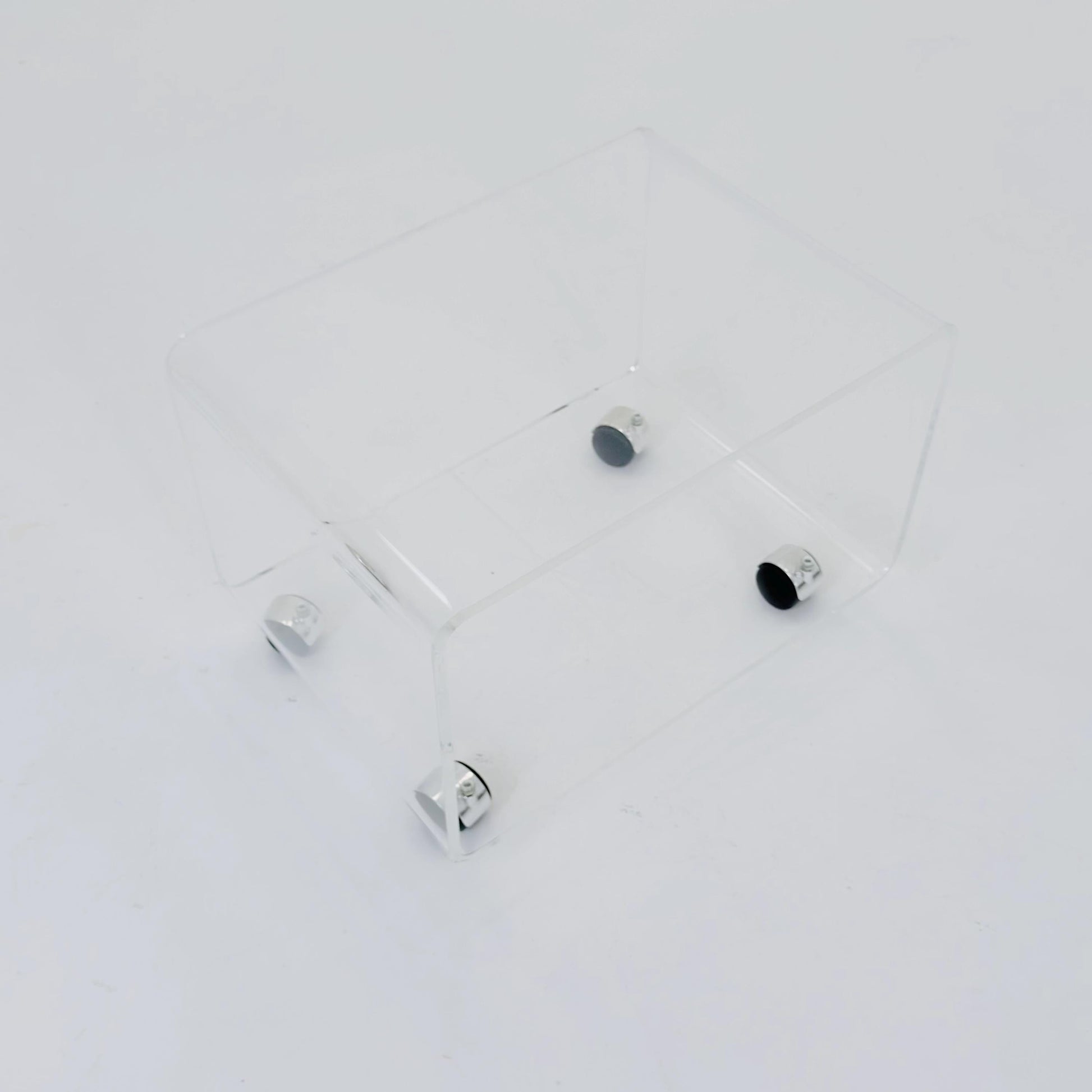 Space age Plexiglass Trolley-side table by Michel Dumas for Roche Bobois 1970s