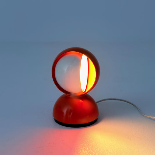 Mid century Vico Magistretti Eclisse table Lamp for Artemide 1970s Orange – Italy