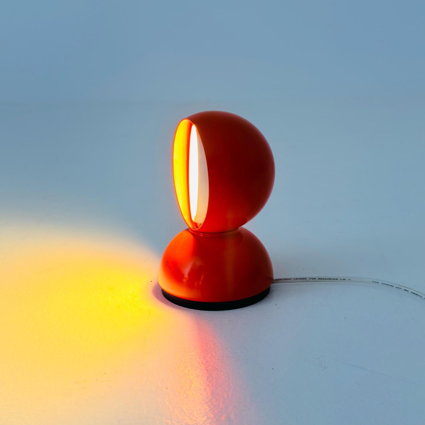 Mid century Vico Magistretti Eclisse table Lamp for Artemide 1970s Orange – Italy