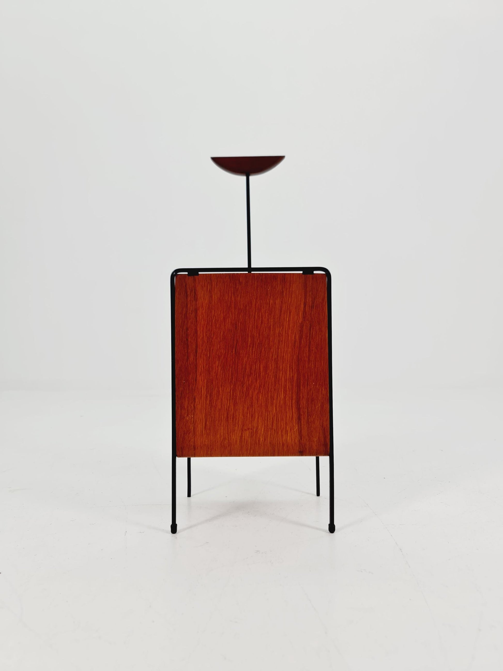 Danish Mid century Solid teak magazine rack 1960s