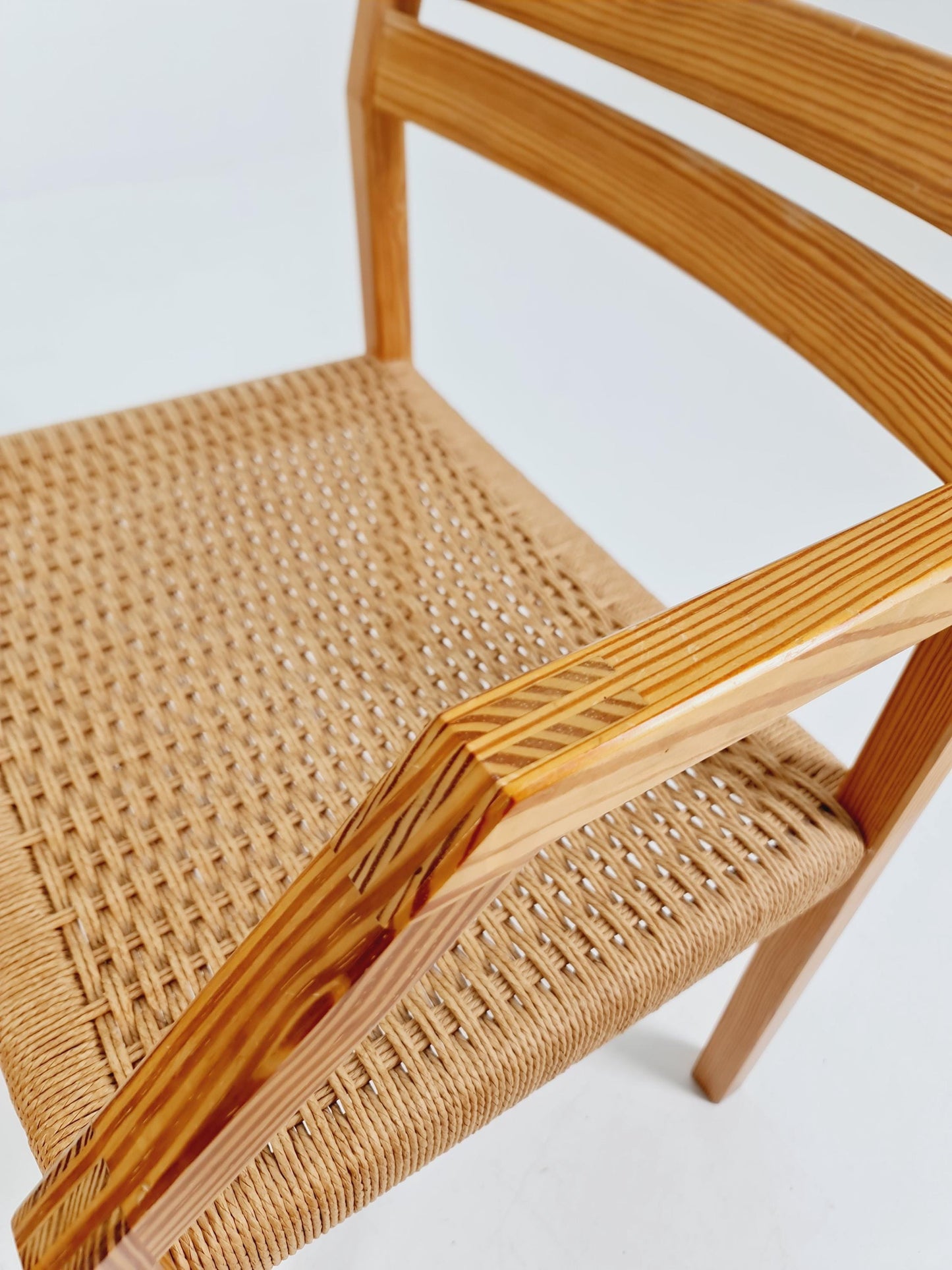 Super rare Oak Armchair bench By Niels Otto Moller for J.LMollers model Nr 404 .1960s