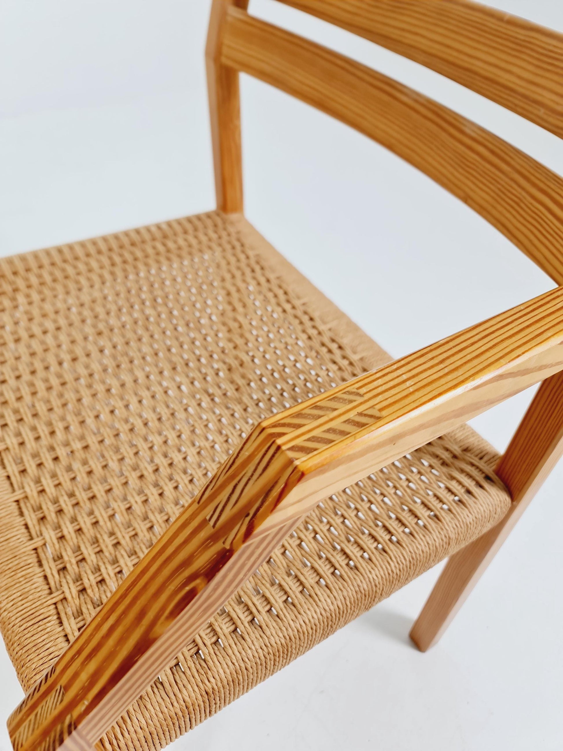 Super rare Oak Armchair bench By Niels Otto Moller for J.LMollers model Nr 404 .1960s