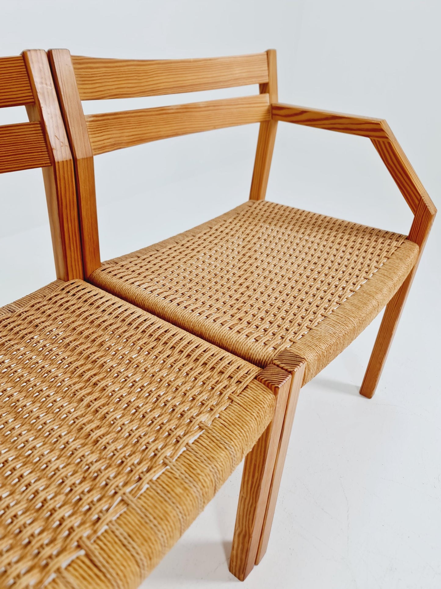 Super rare Oak Armchair bench By Niels Otto Moller for J.LMollers model Nr 404 .1960s
