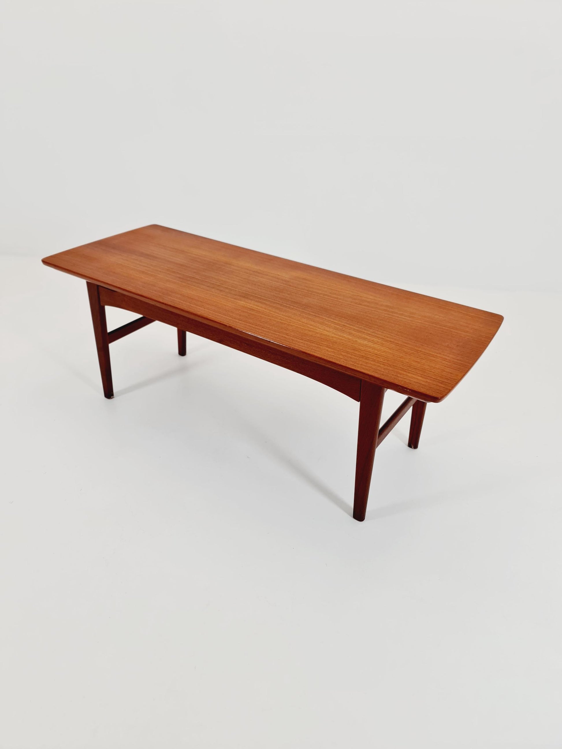 Danish Teak Coffee Table /Dining Table Elvator by Niles Bach for Randers , 1960s