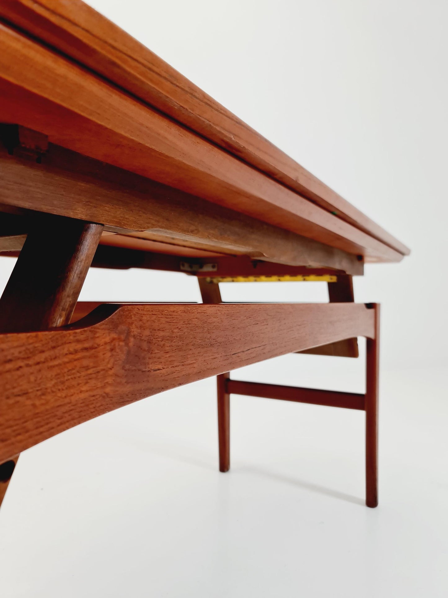 Danish Teak Coffee Table /Dining Table Elvator by Niles Bach for Randers , 1960s