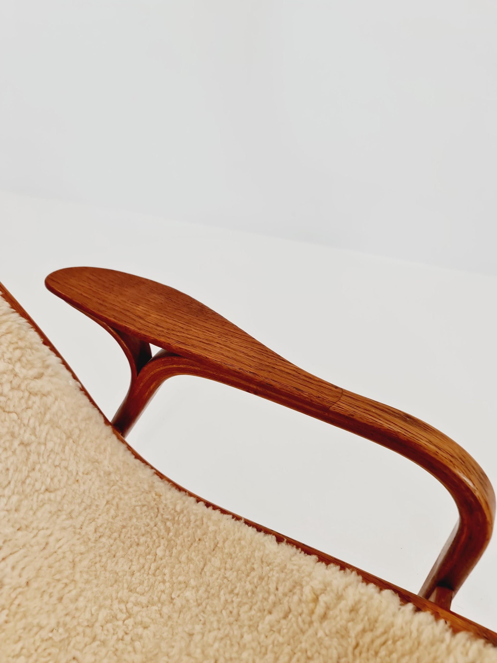 Mid century Lamino Armchair and foot stool By Yngve Ekstöm For Swedese 1960