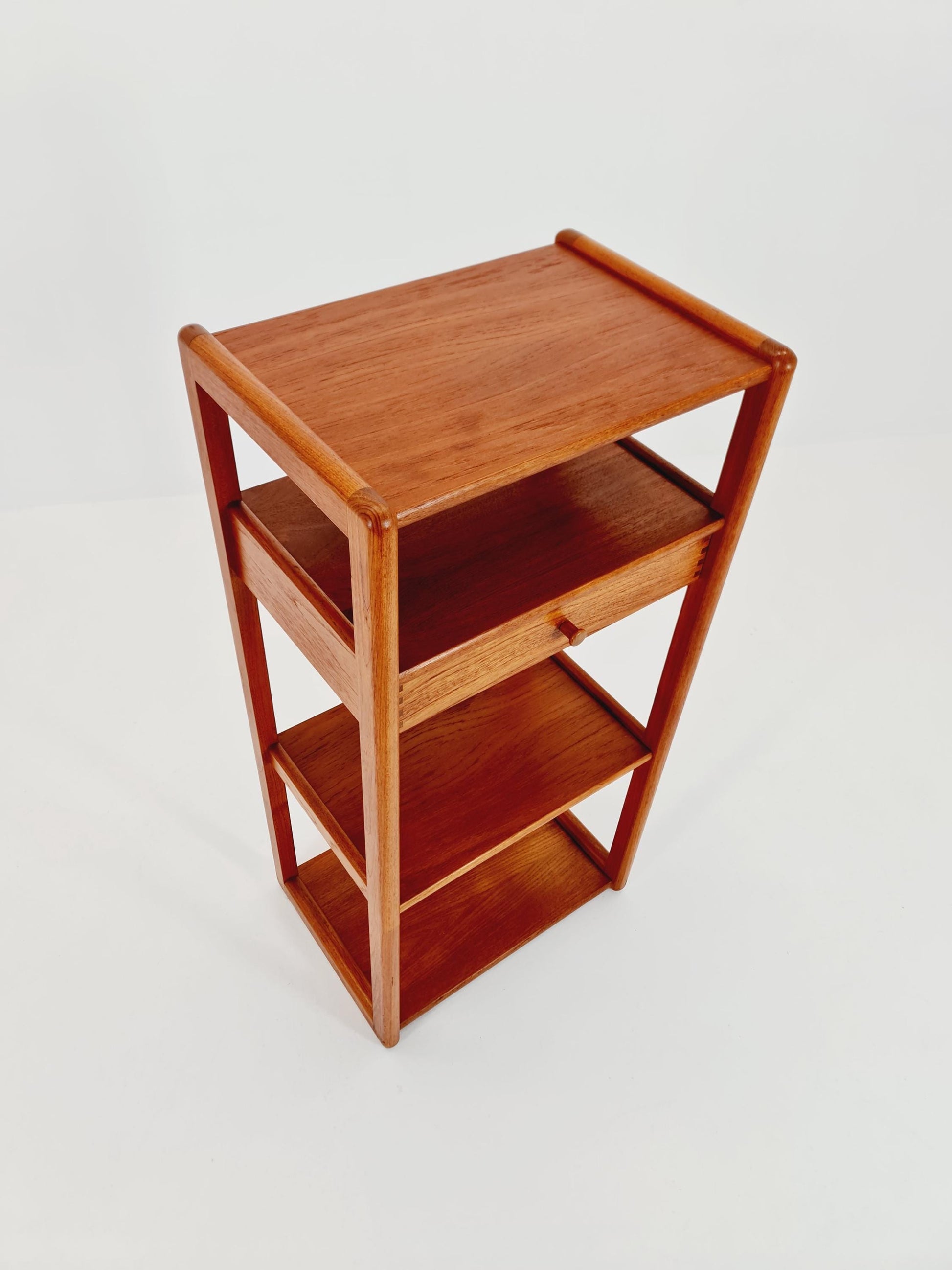 Danish freestanding solid teak vintage bookshelf / book case teak by Aksel Kjersgaard , 1970s