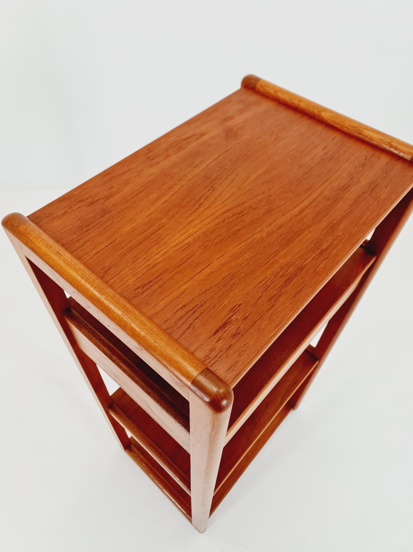 Danish freestanding solid teak vintage bookshelf / book case teak by Aksel Kjersgaard , 1970s