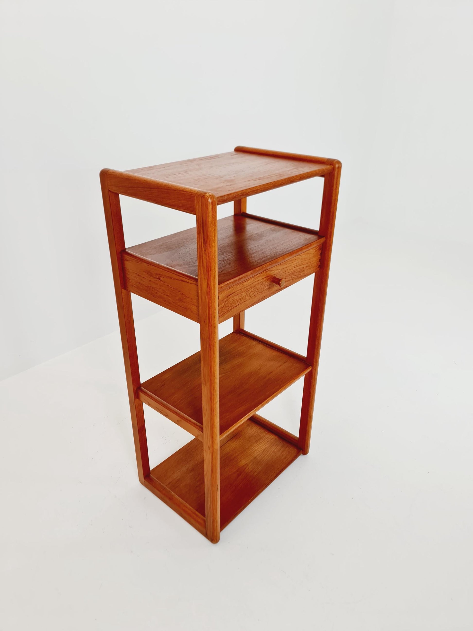 Danish freestanding solid teak vintage bookshelf / book case teak by Aksel Kjersgaard , 1970s
