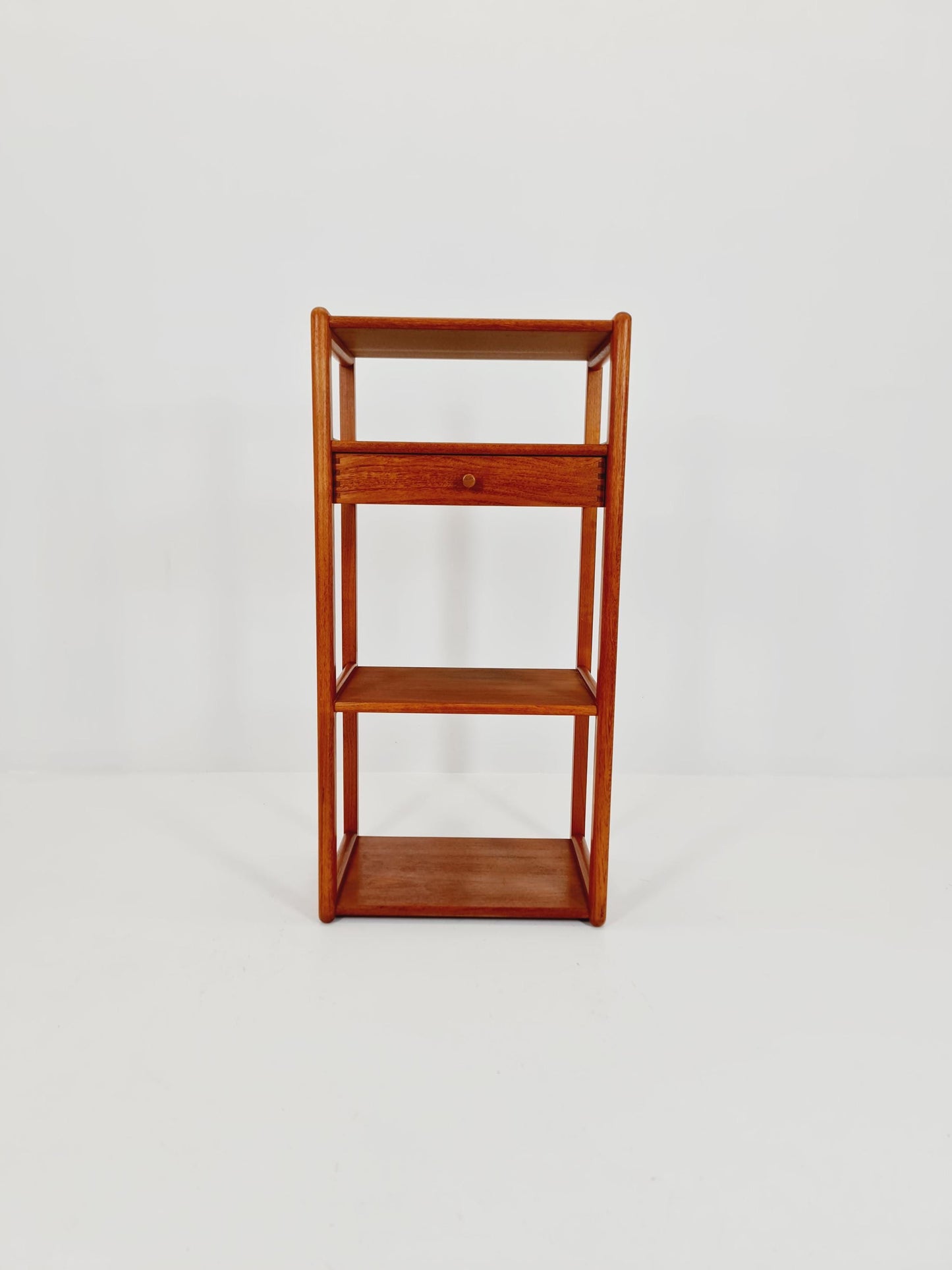 Danish freestanding solid teak vintage bookshelf / book case teak by Aksel Kjersgaard , 1970s