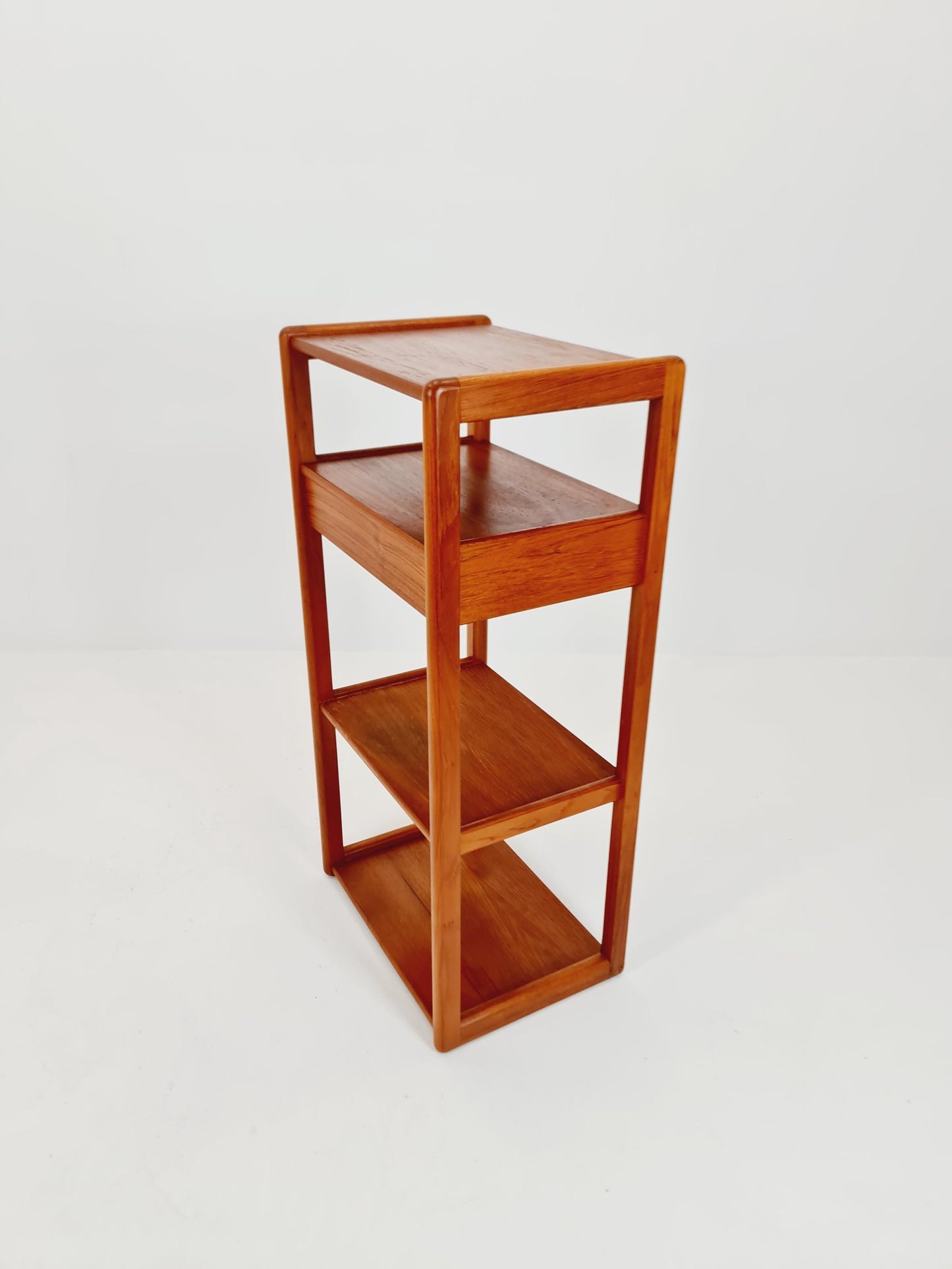 Danish freestanding solid teak vintage bookshelf / book case teak by Aksel Kjersgaard , 1970s