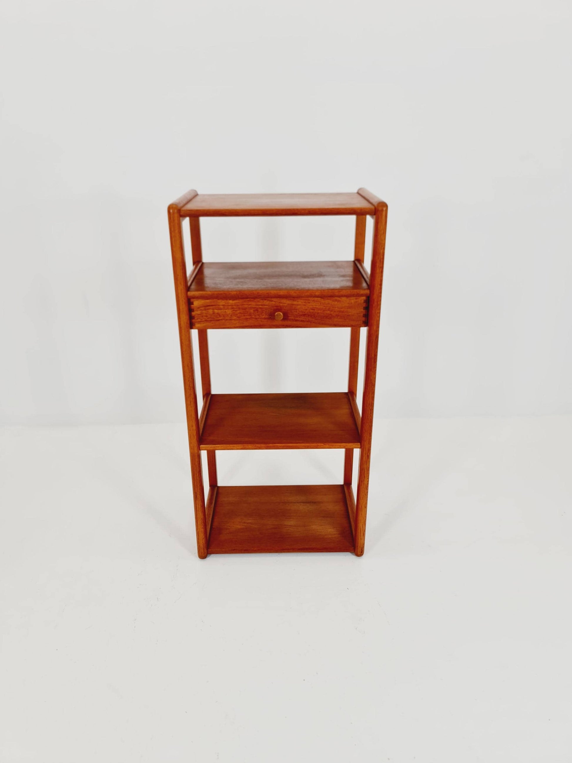 Danish freestanding solid teak vintage bookshelf / book case teak by Aksel Kjersgaard , 1970s