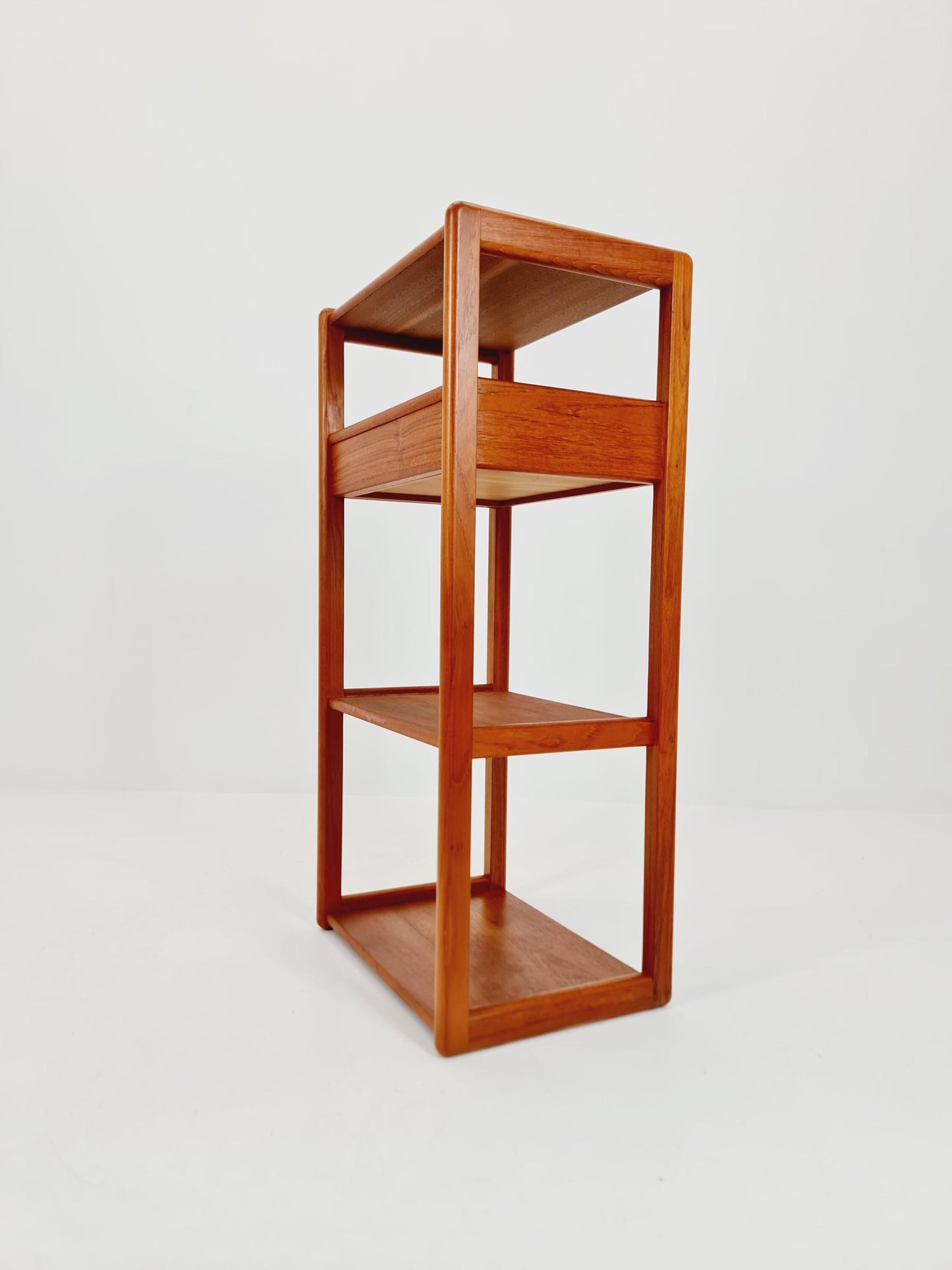 Danish freestanding solid teak vintage bookshelf / book case teak by Aksel Kjersgaard , 1970s
