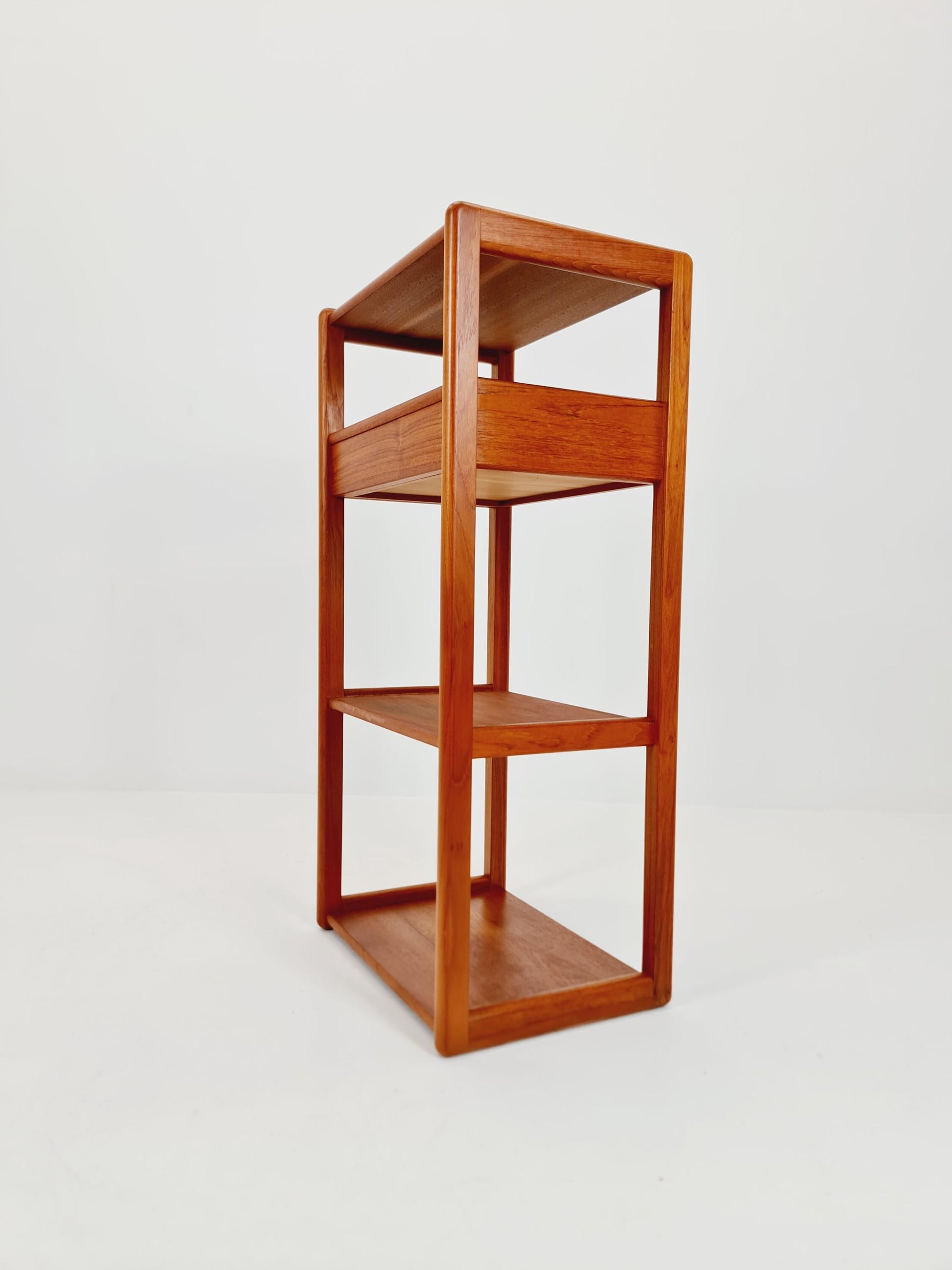 Danish freestanding solid teak vintage bookshelf / book case teak by Aksel Kjersgaard , 1970s