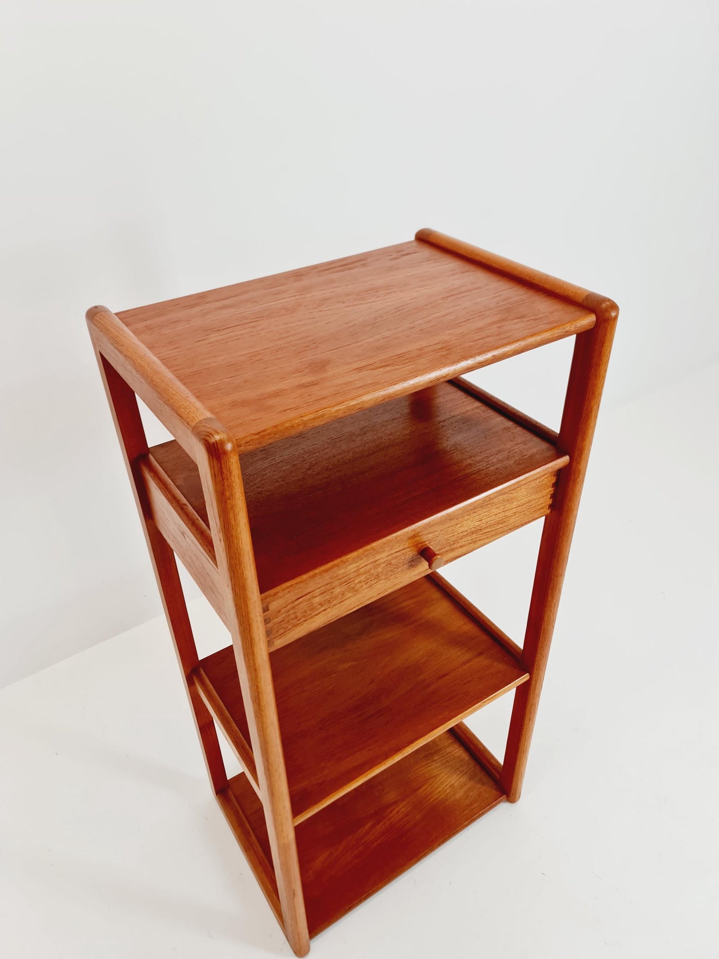 Danish freestanding solid teak vintage bookshelf / book case teak by Aksel Kjersgaard , 1970s