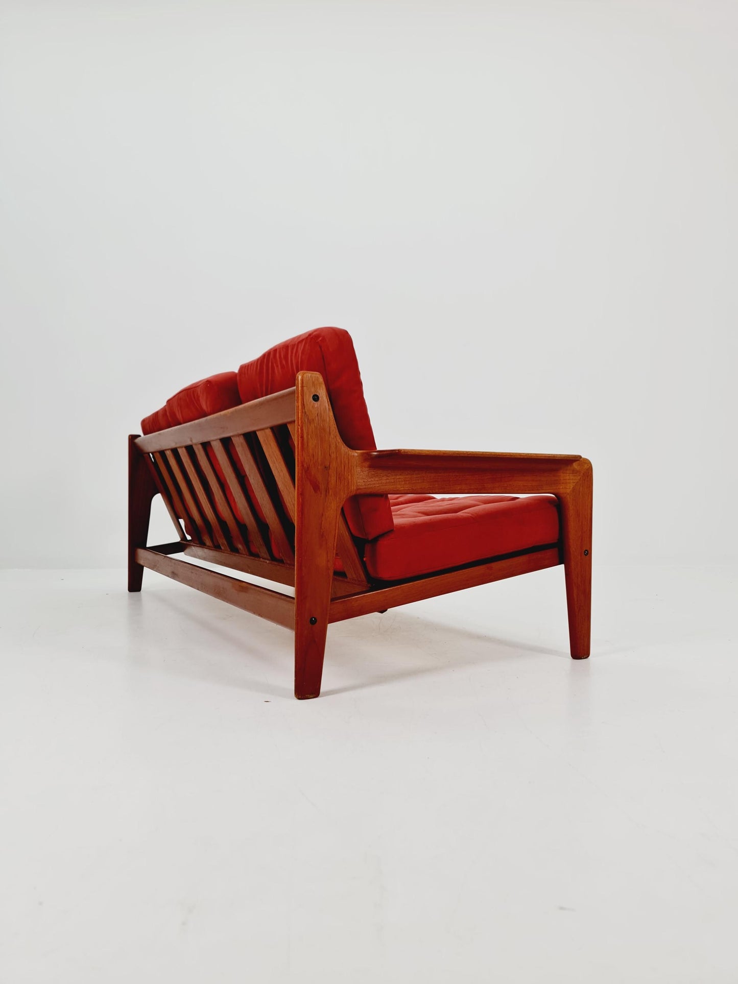Mid century easy lounge couch by Arne Wahl Iversen for komfort teak , 1960s