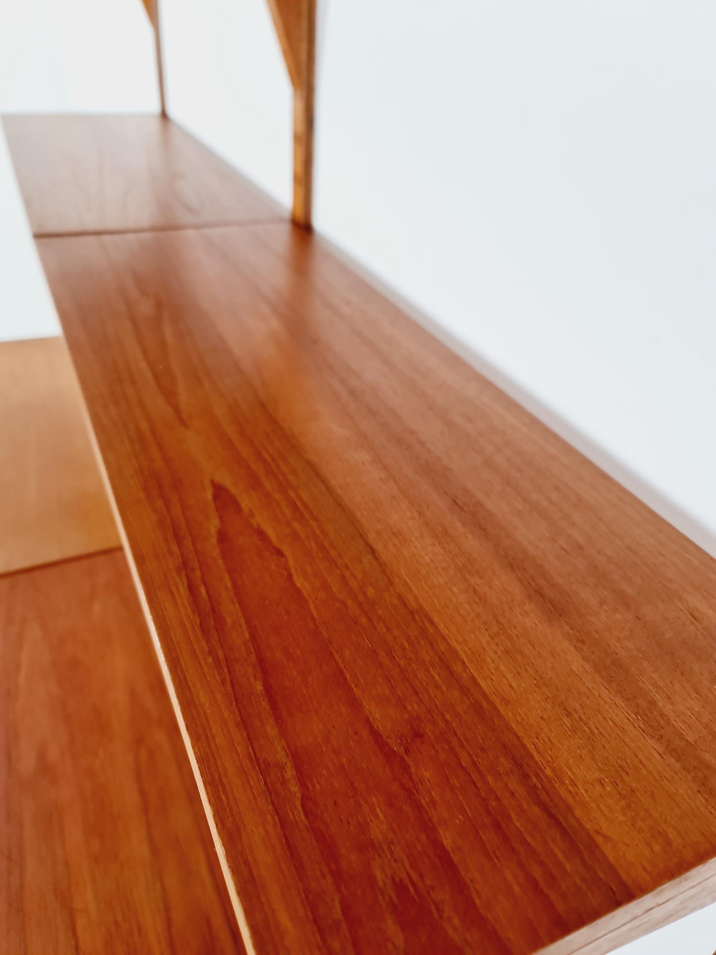 Mid century Danish Teak Wall Unit with cabinet /Desk and vitrine by Poul Cadovius for Royal,Denmark, 1960s