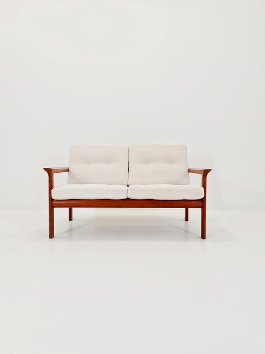 Mid century easy lounge couch by Sven ellekaer for komfort teak , 1960s
