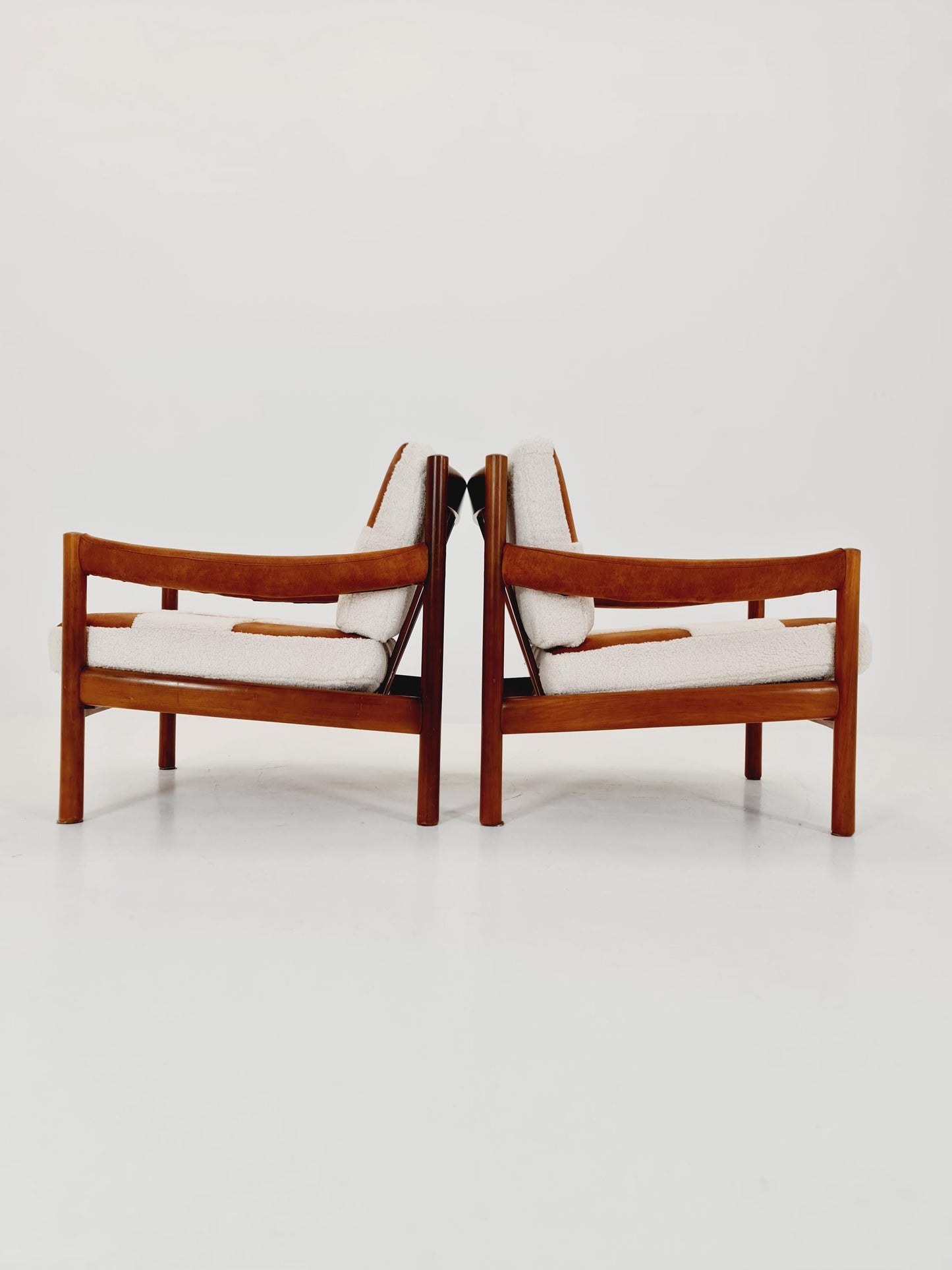 Rare Midcentury German Set of club lounge chair , 1950s