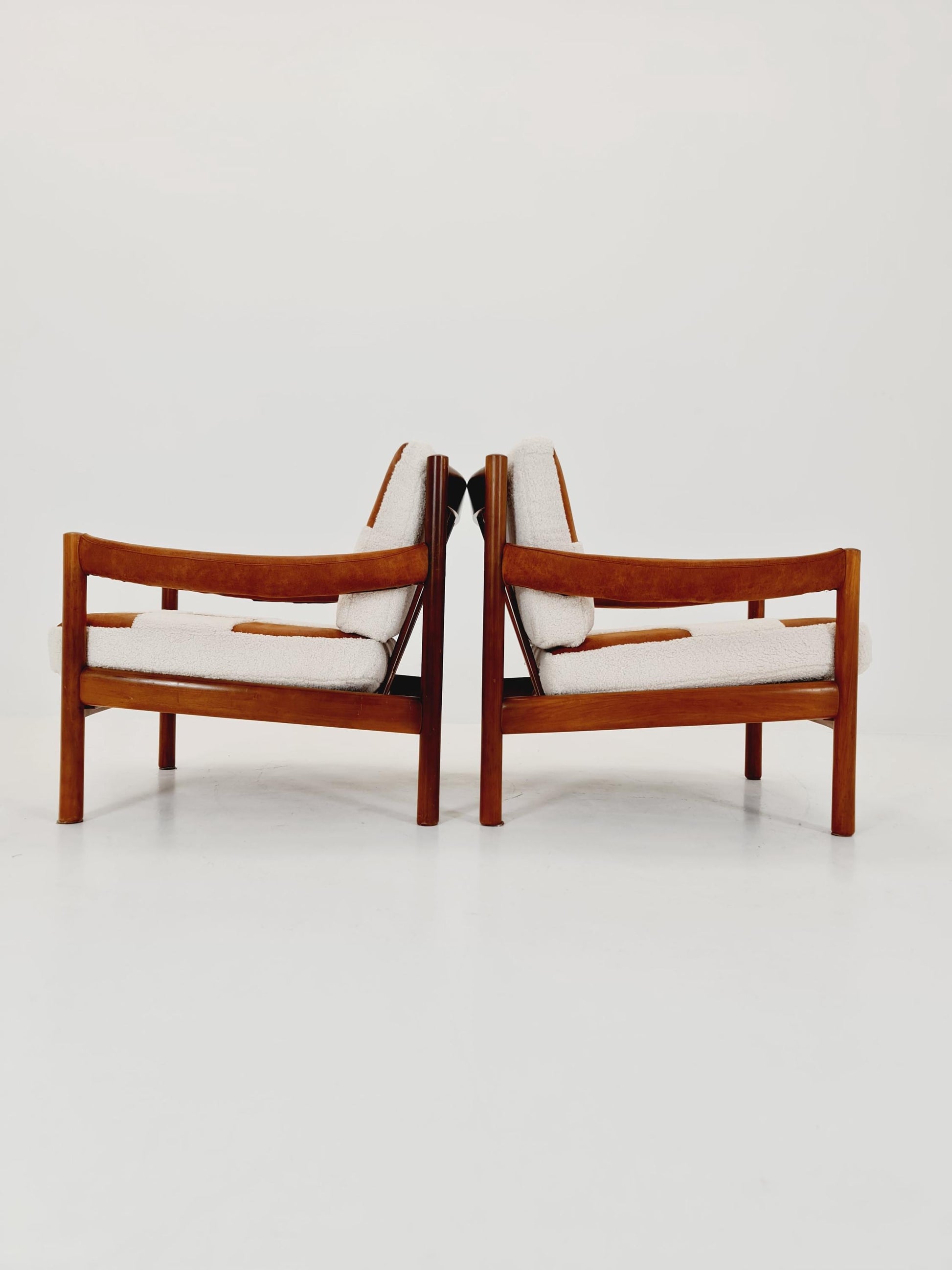 Rare Midcentury German Set of club lounge chair , 1950s